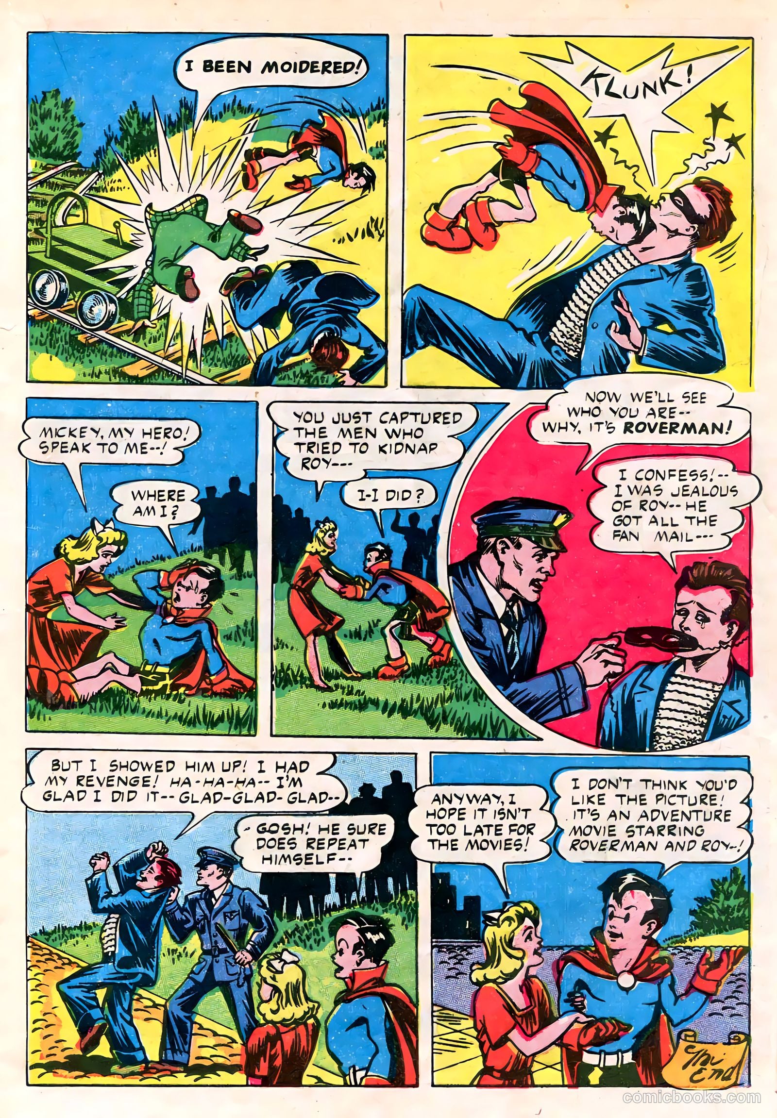 Captain Aero Comics #23 (1945) — page 23 of 52