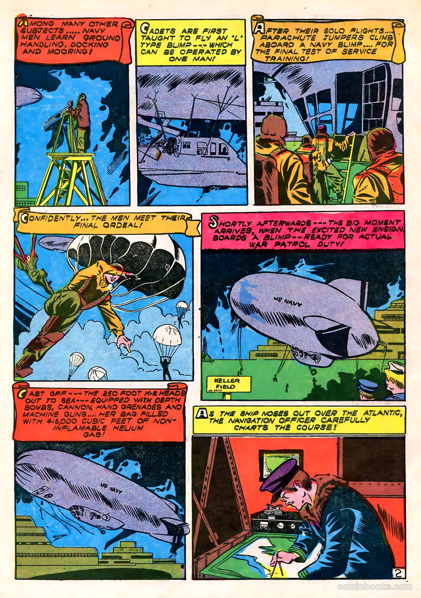 Captain Aero Comics #23 (1945) — page 35 of 52