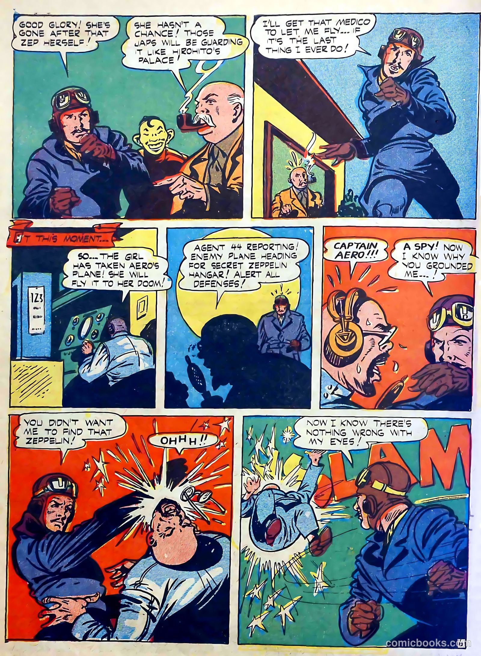 Captain Aero Comics #24 (1945) — page 8 of 52