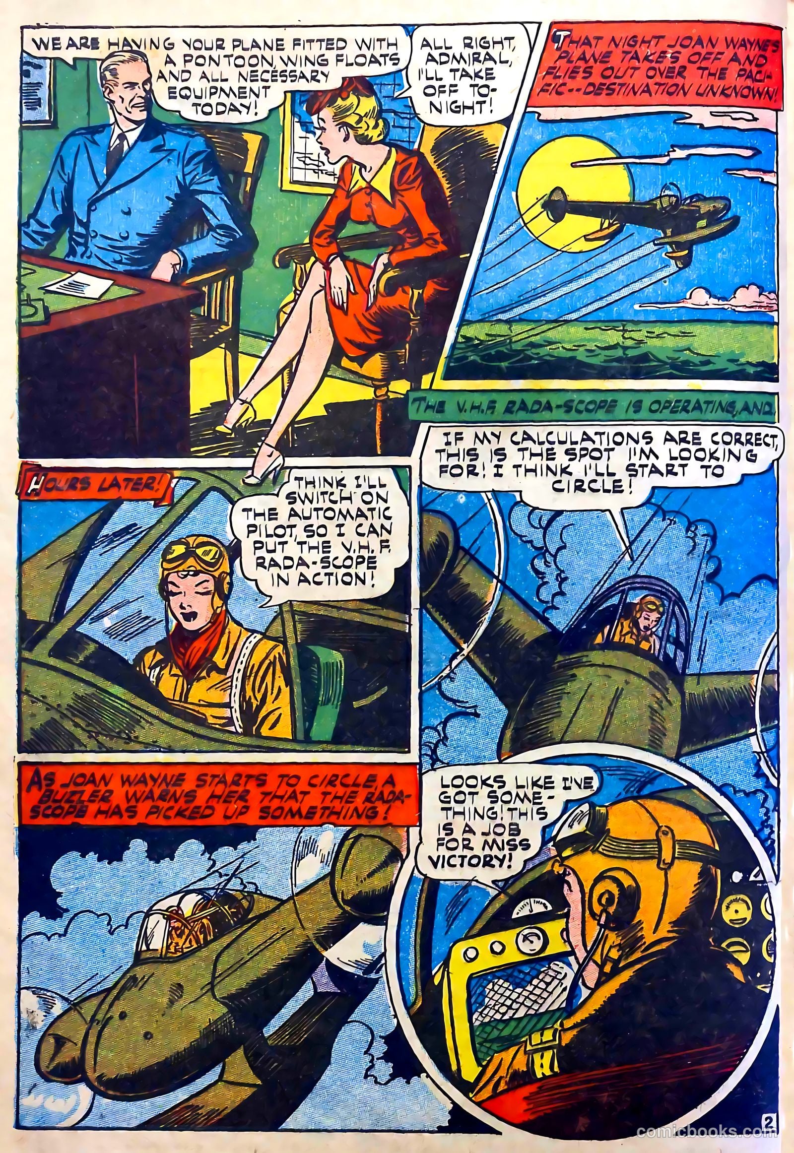 Captain Aero Comics #24 (1945) — page 12 of 52