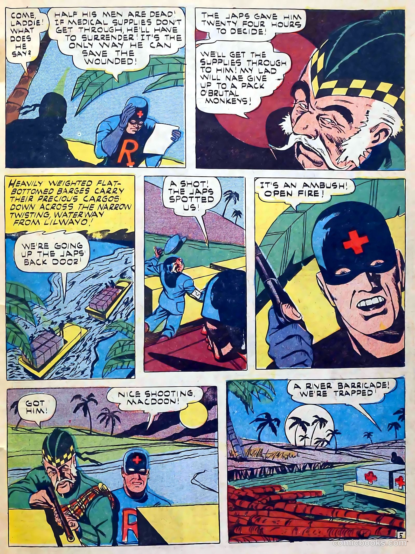 Captain Aero Comics #24 (1945) — page 21 of 52
