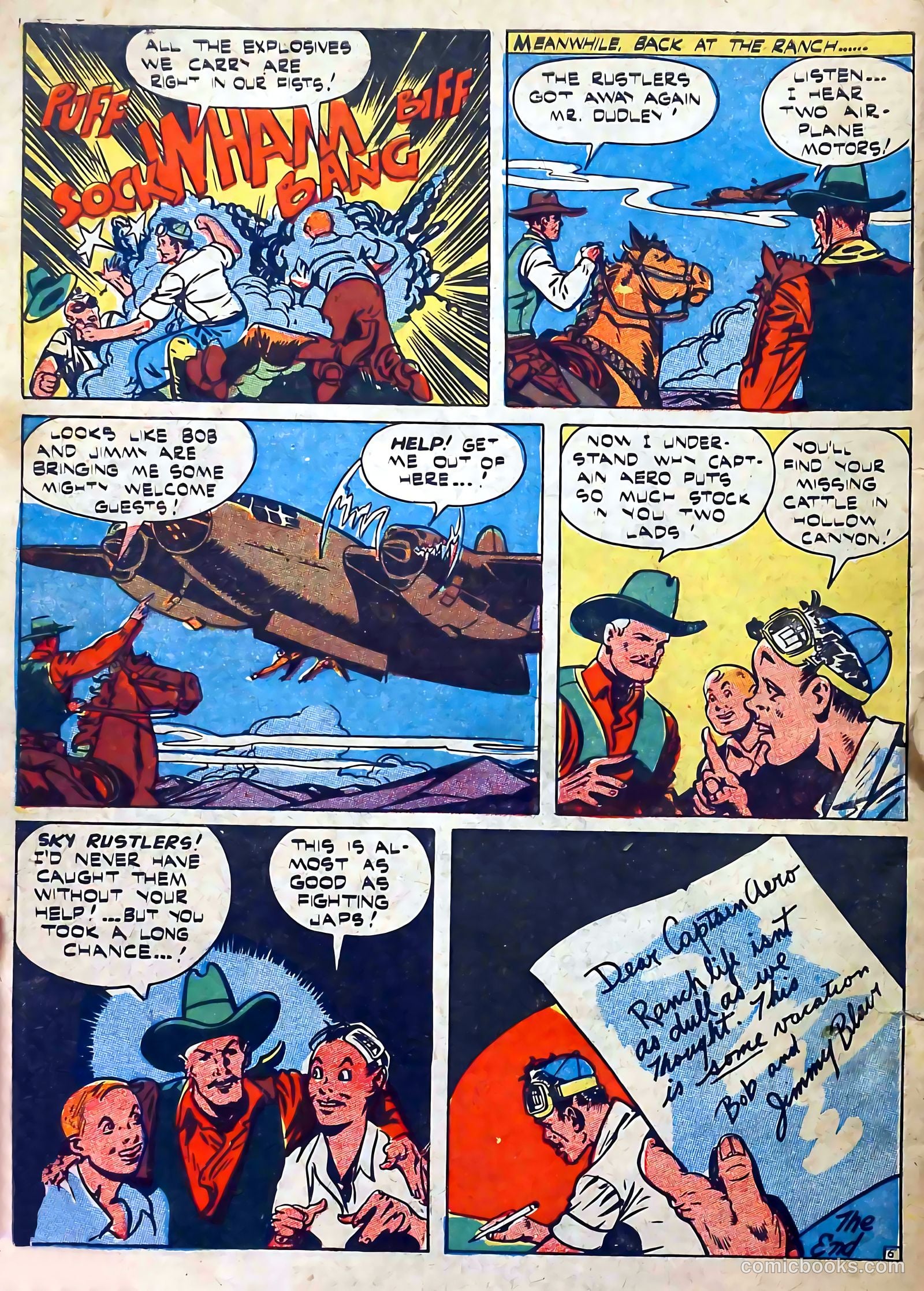 Captain Aero Comics #24 (1945) — page 50 of 52