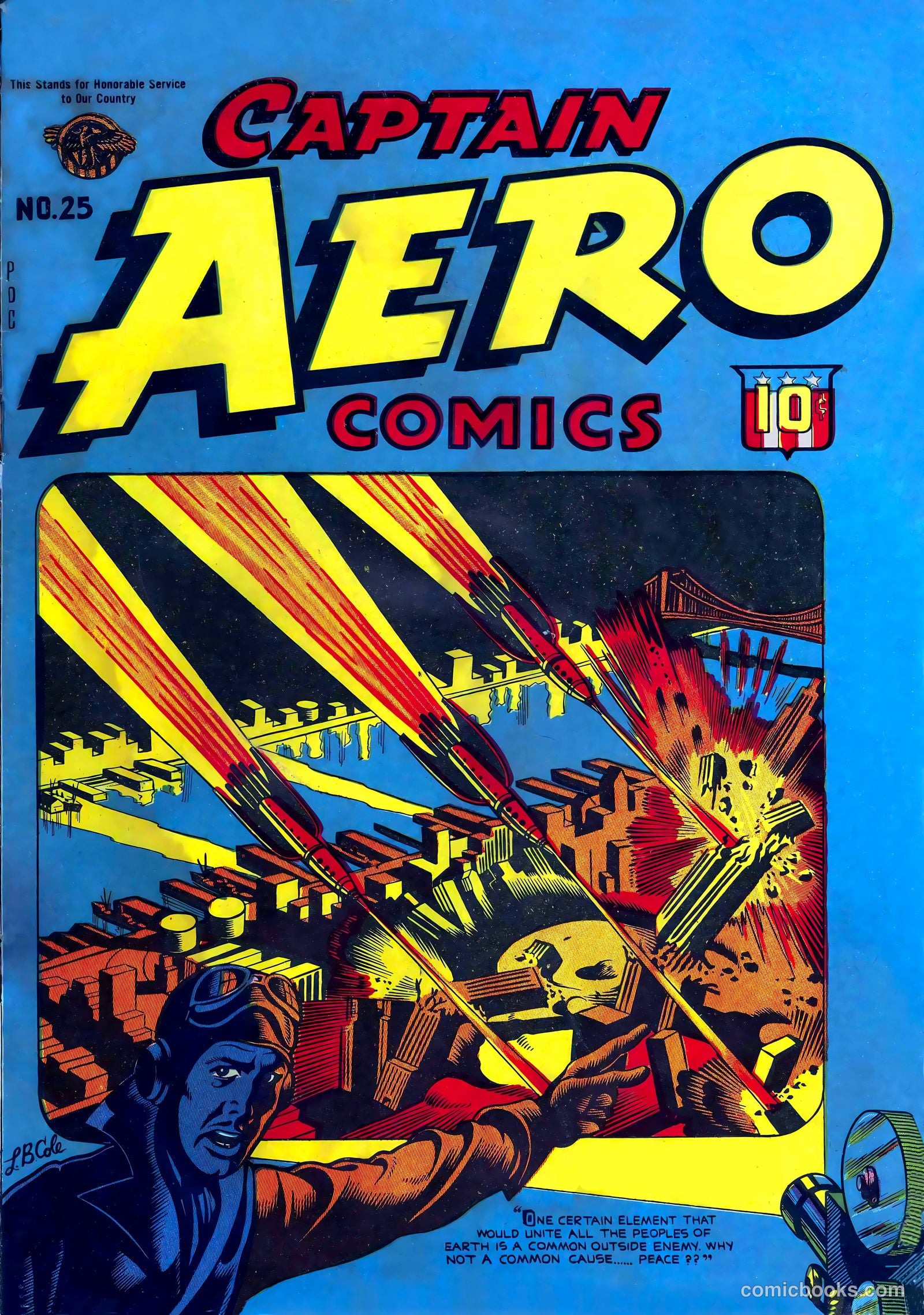 Captain Aero Comics #25