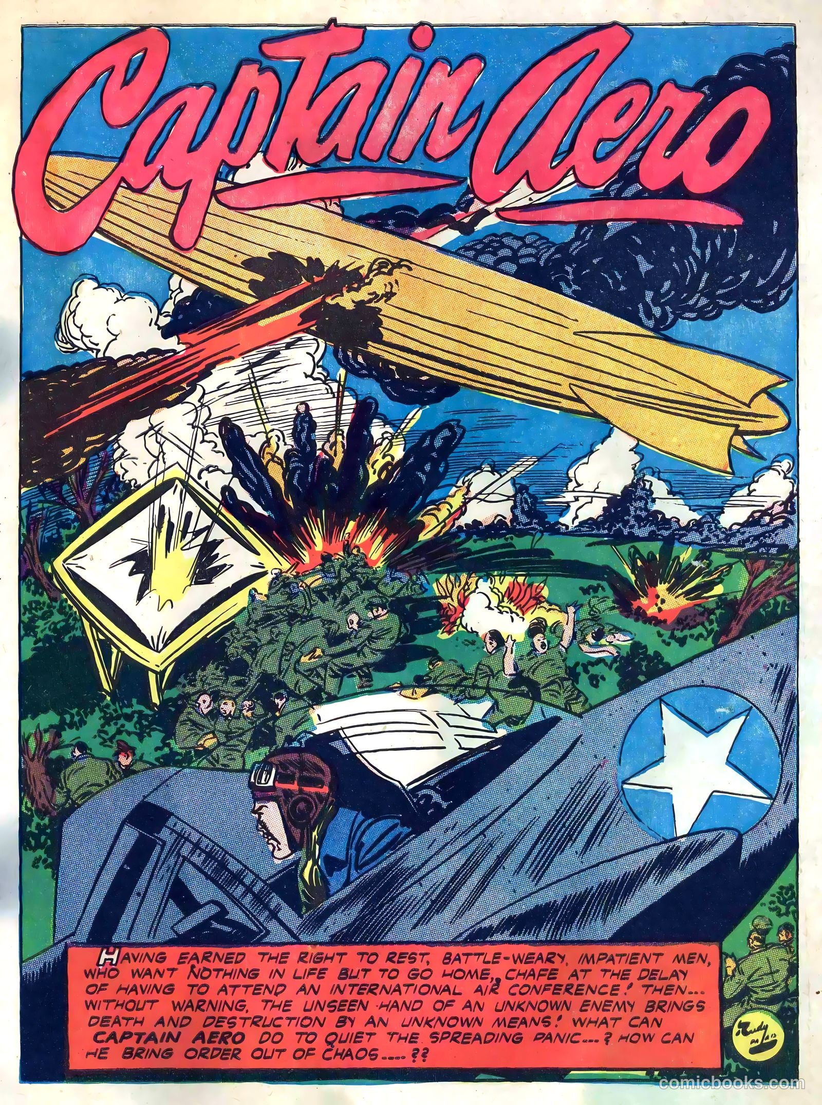 Captain Aero Comics #25 (1946) — page 3 of 52