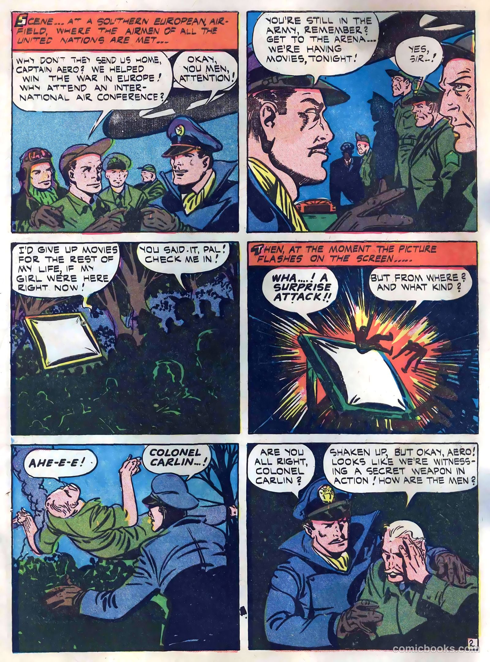 Captain Aero Comics #25 (1946) — page 4 of 52
