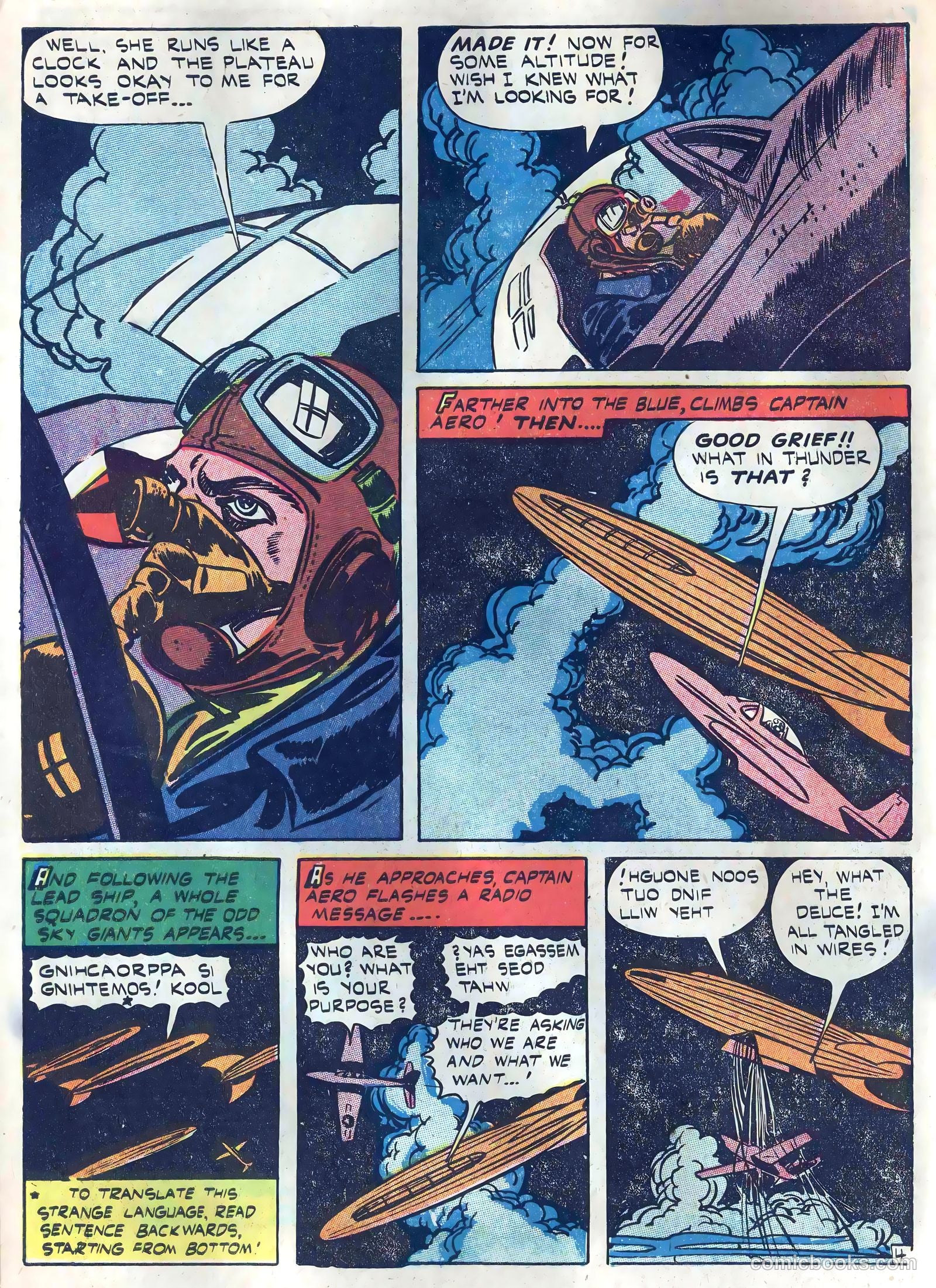 Captain Aero Comics #25 (1946) — page 6 of 52