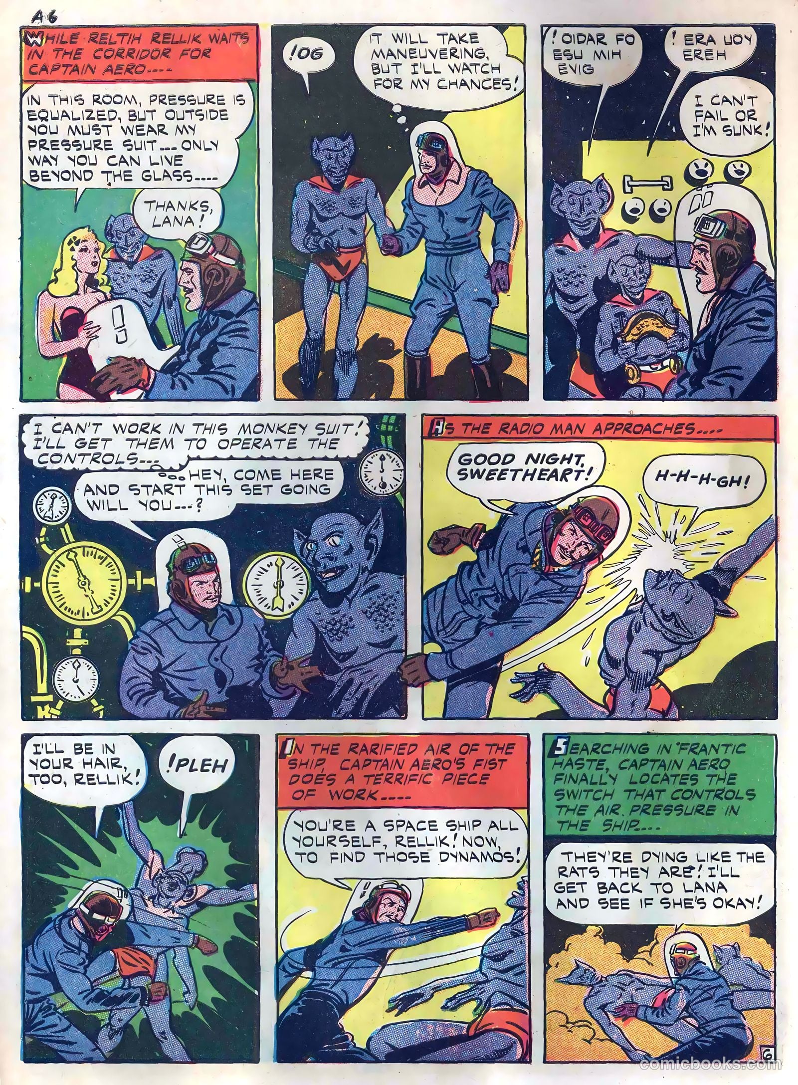Captain Aero Comics #25 (1946) — page 8 of 52