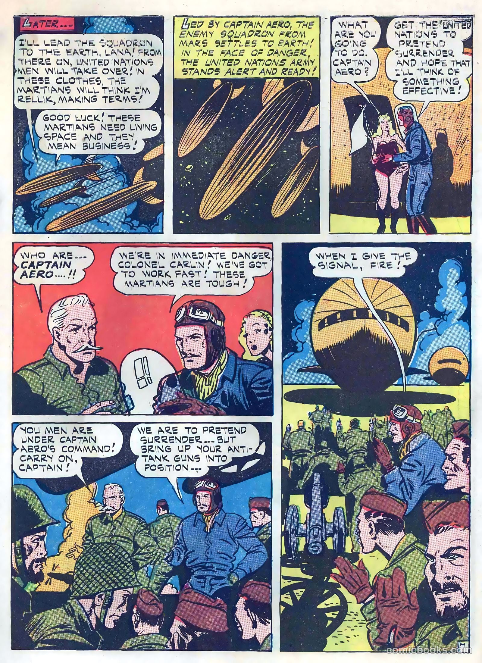 Captain Aero Comics #25 (1946) — page 9 of 52
