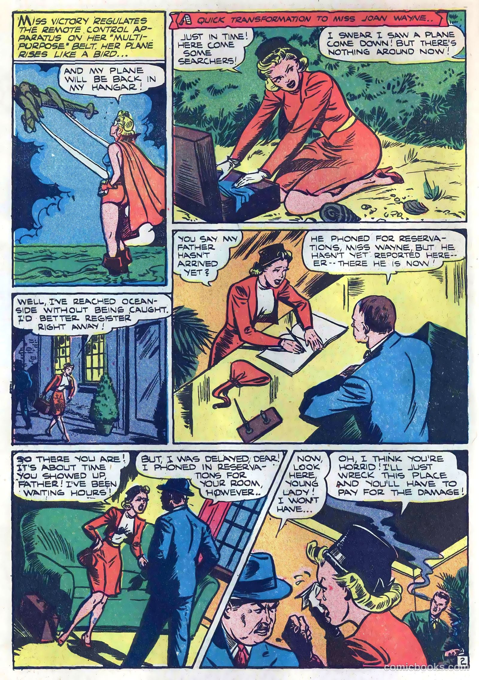 Captain Aero Comics #25 (1946) — page 12 of 52