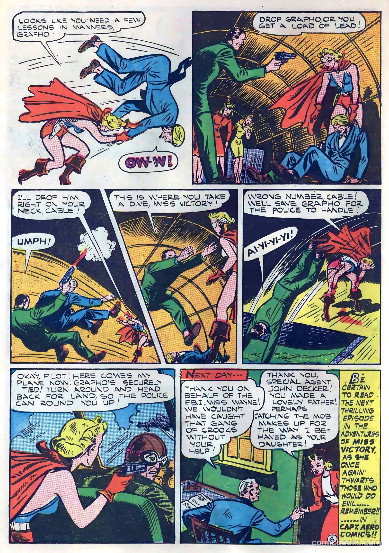Captain Aero Comics #25 (1946) — page 16 of 52