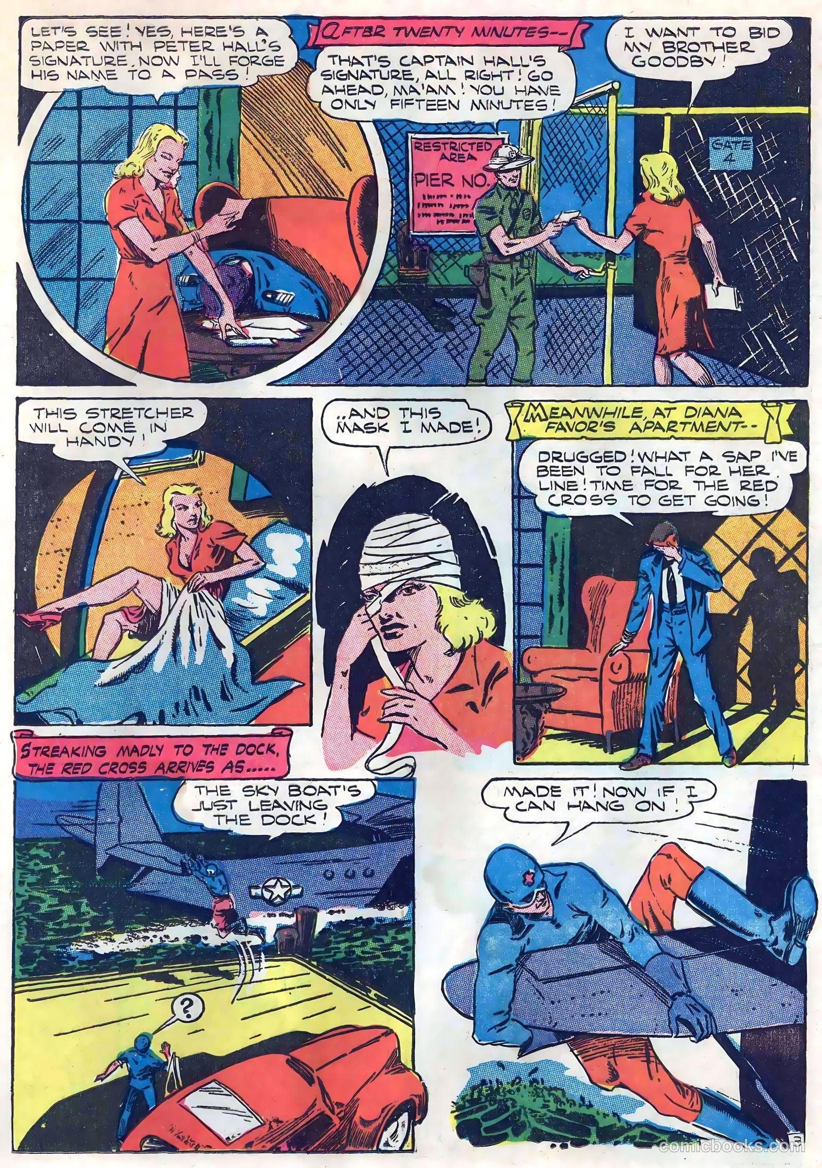 Captain Aero Comics #25 (1946) — page 19 of 52