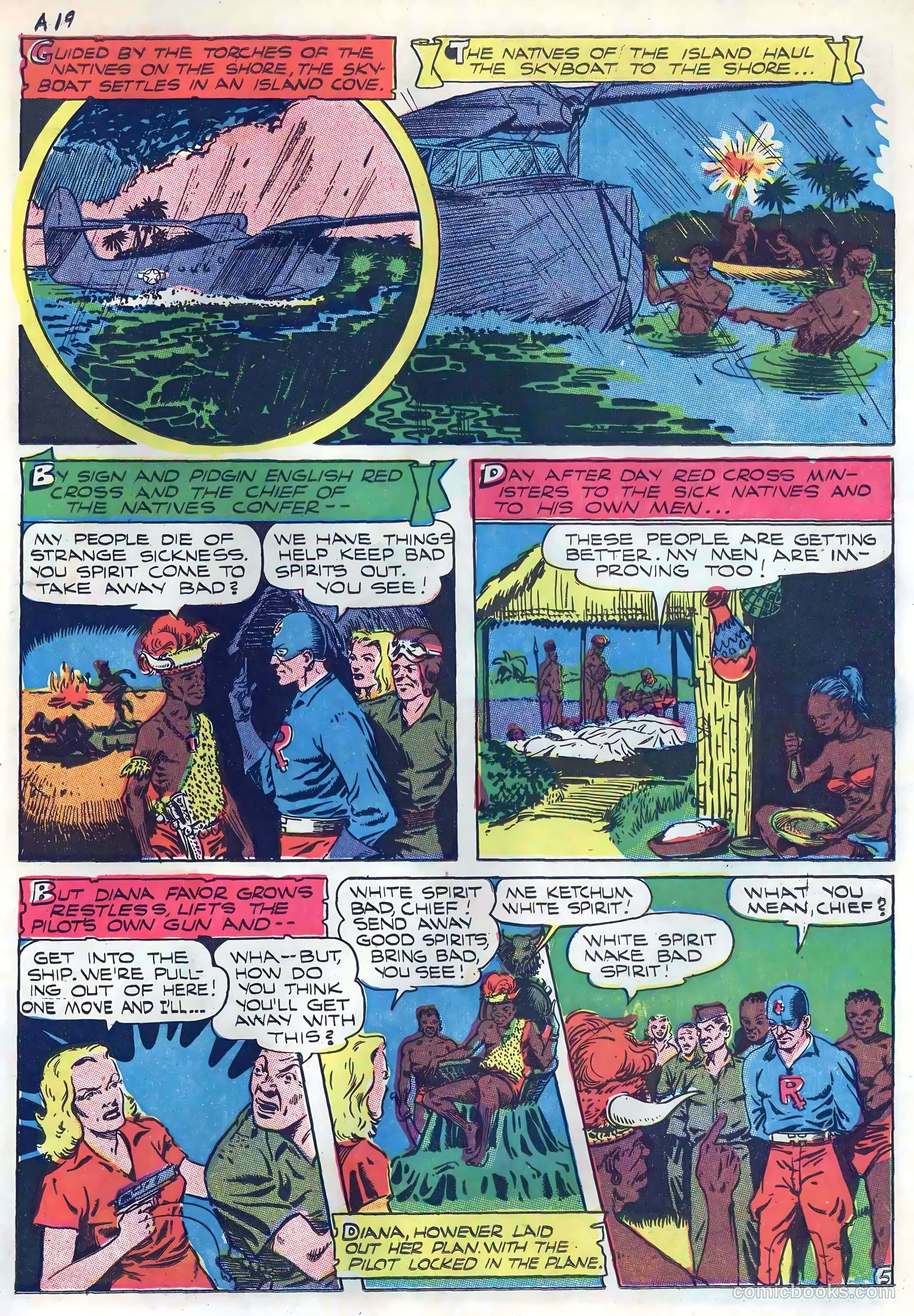 Captain Aero Comics #25 (1946) — page 21 of 52