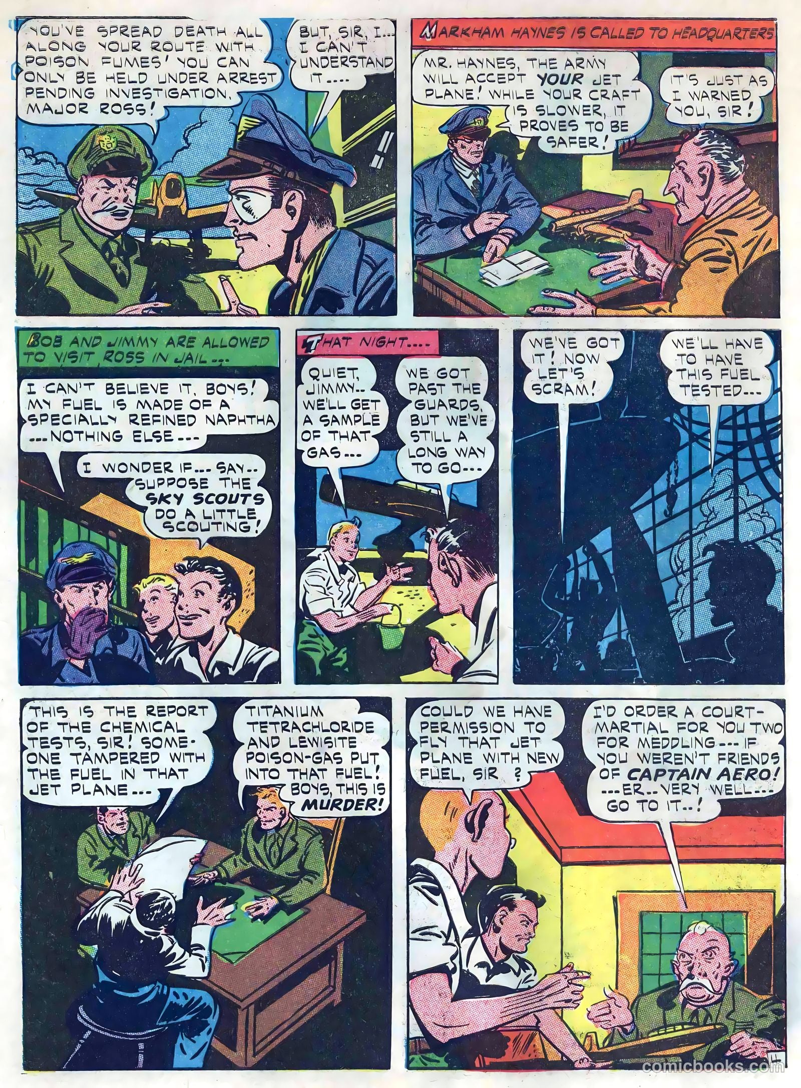 Captain Aero Comics #25 (1946) — page 46 of 52