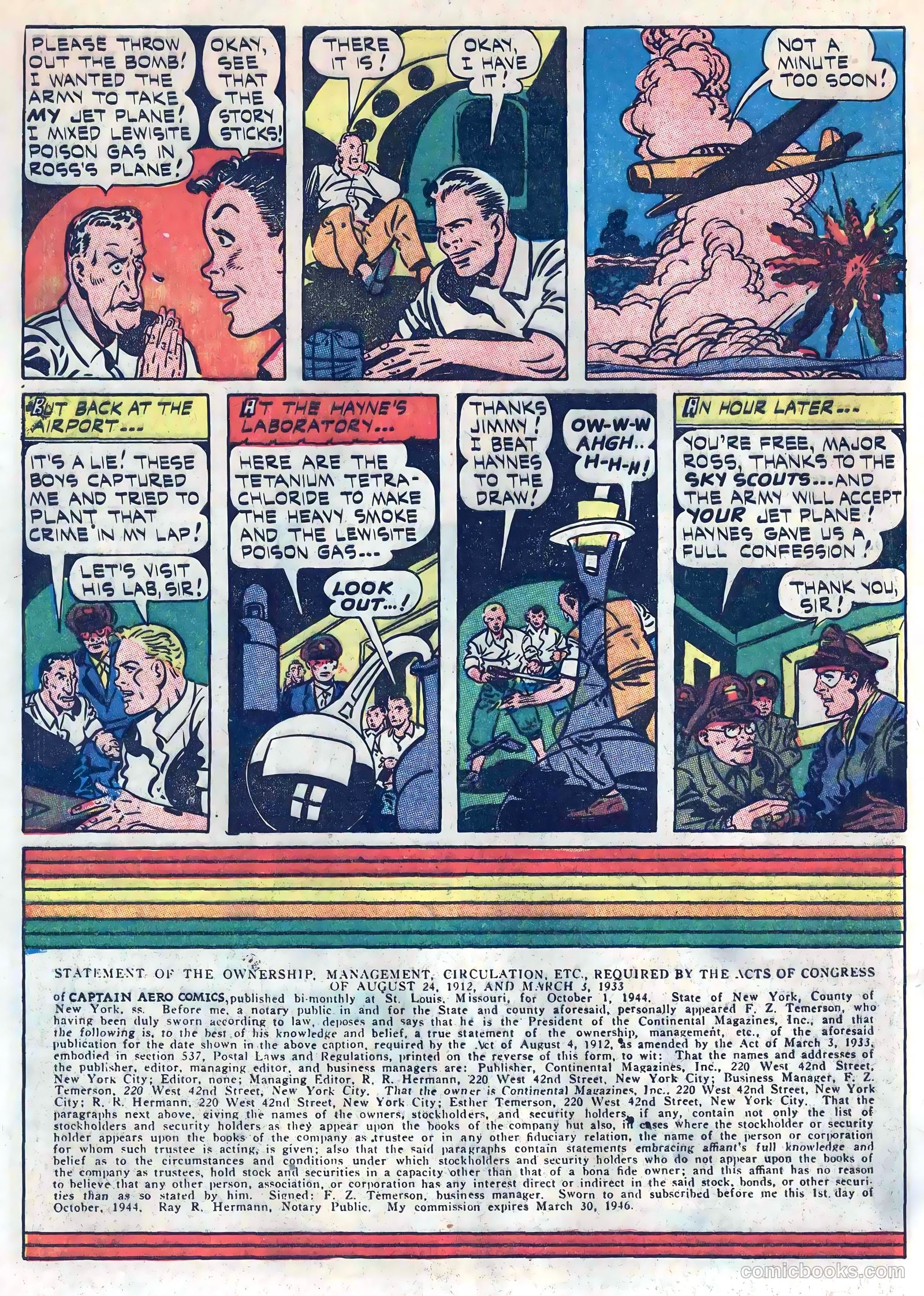 Captain Aero Comics #25 (1946) — page 48 of 52