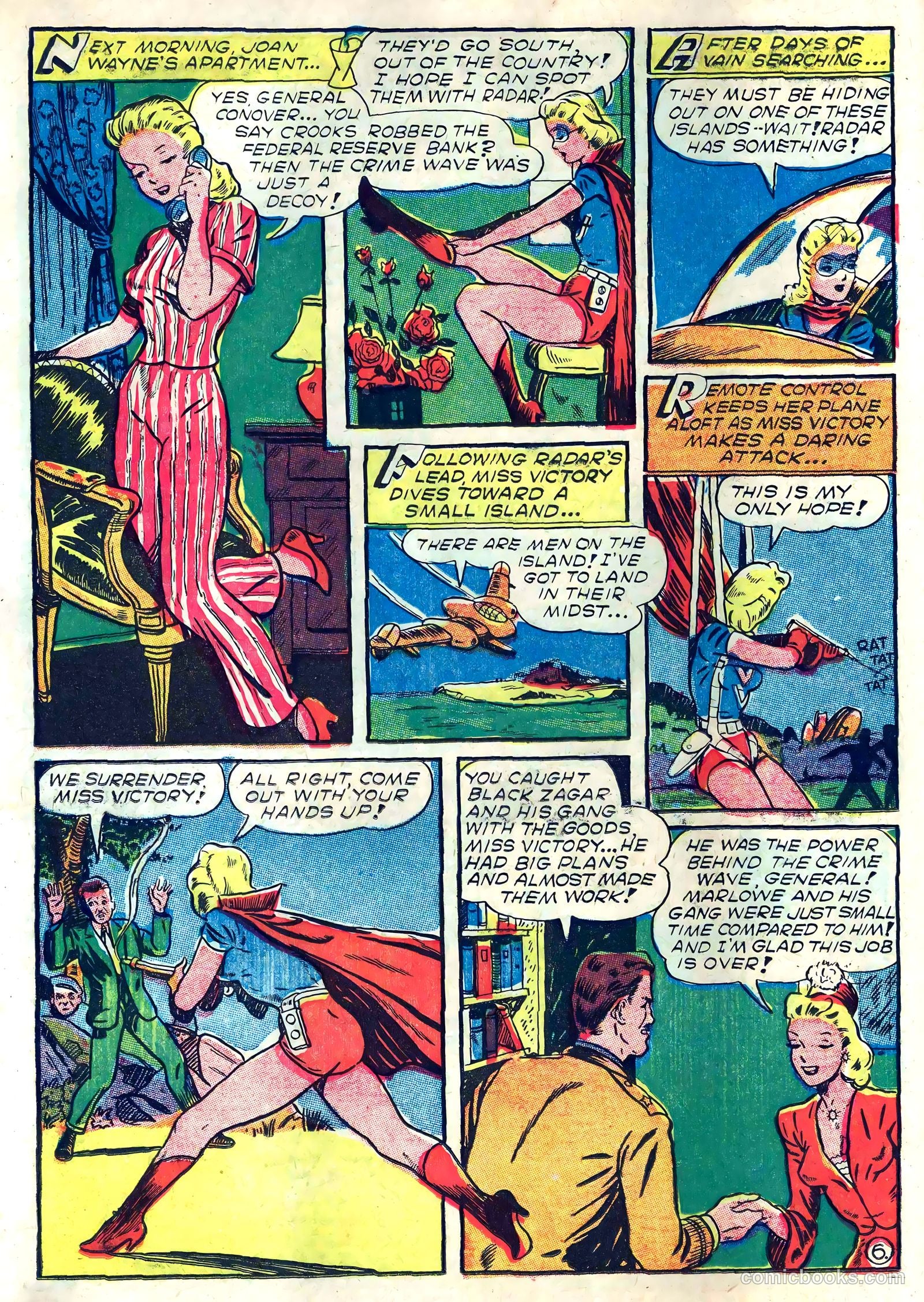 Captain Aero Comics #26 (1946) — page 24 of 52