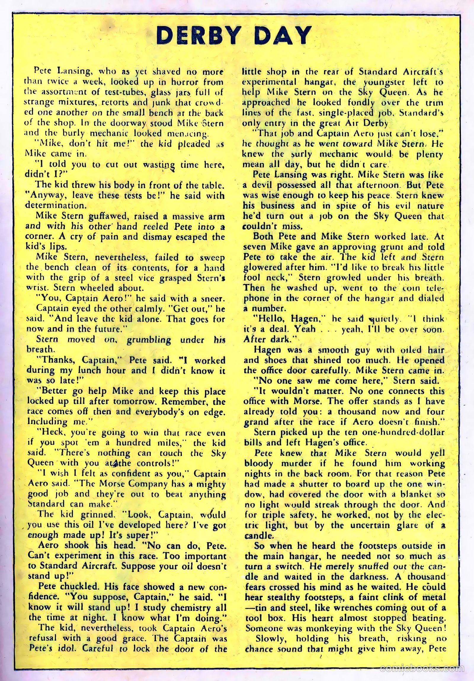 Captain Aero Comics #26 (1946) — page 25 of 52
