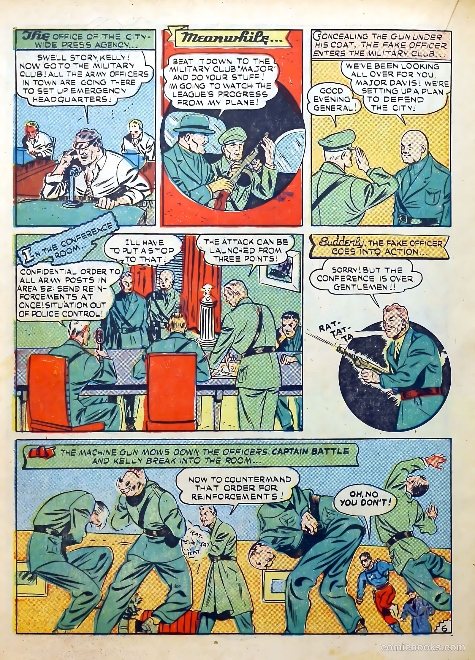 Captain Battle #5 (1943) — page 40 of 68