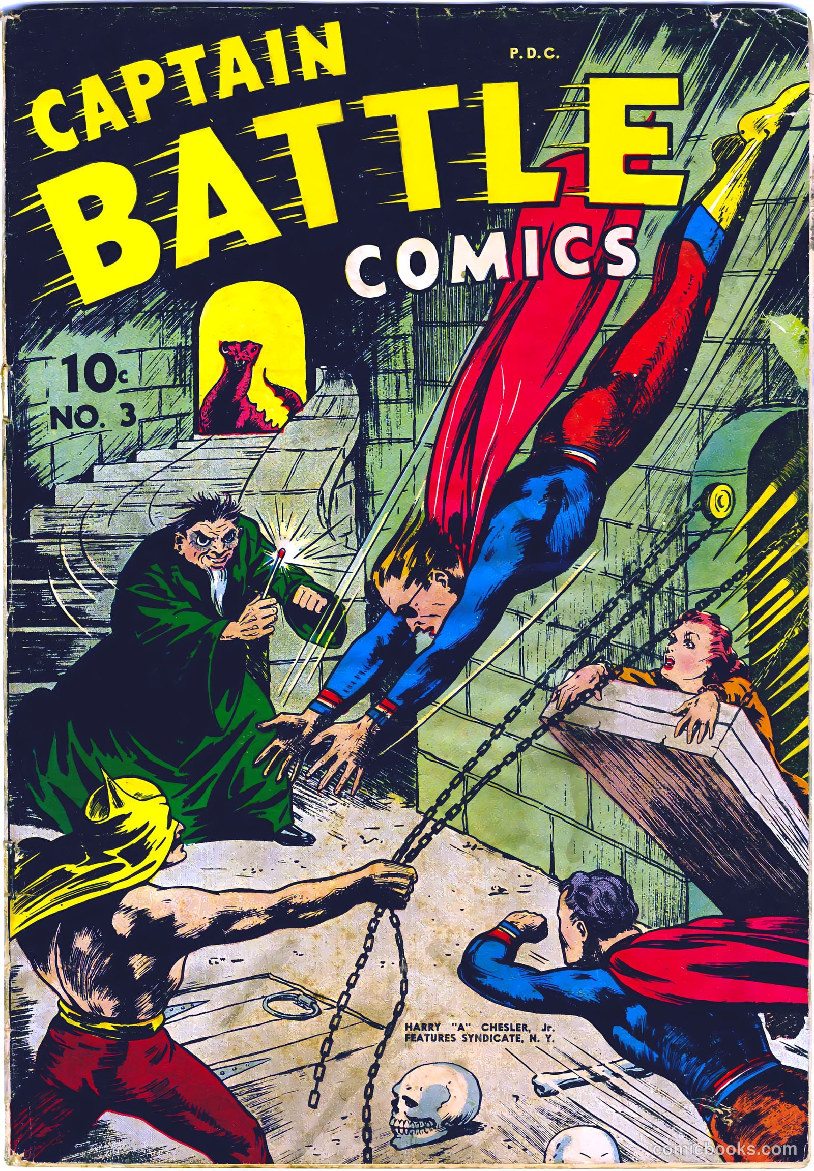Captain Battle Comics #3