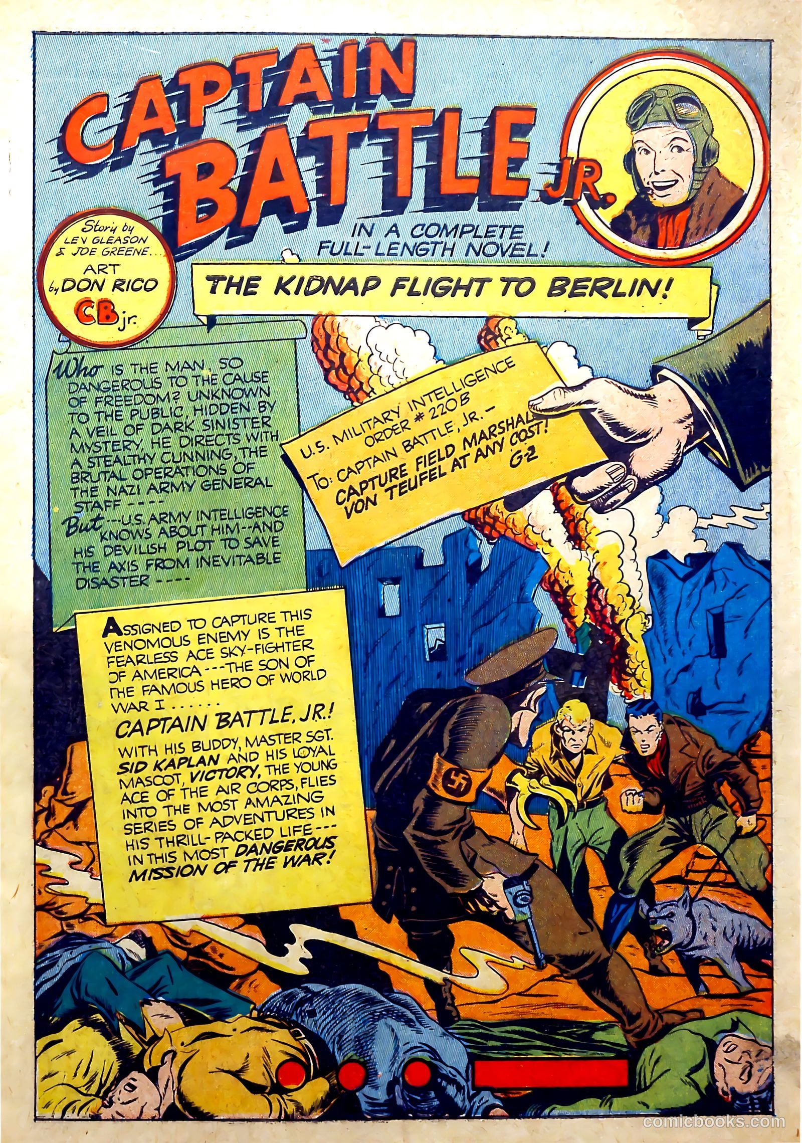 Captain Battle Jr. #1 (1943) — page 3 of 61