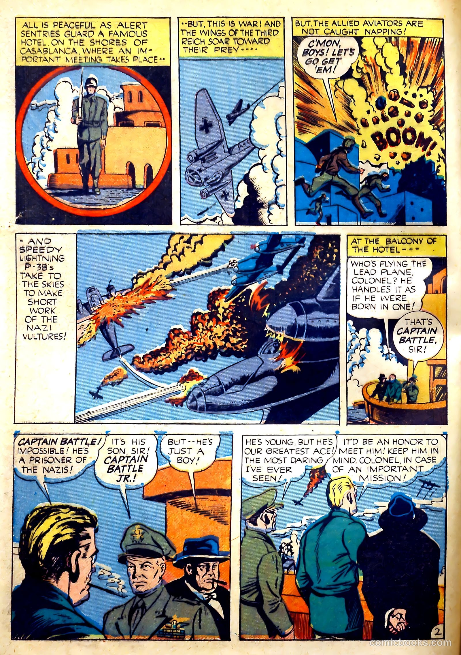 Captain Battle Jr. #1 (1943) — page 4 of 61