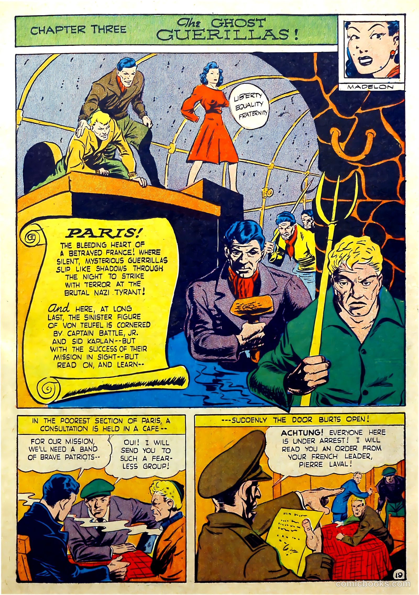 Captain Battle Jr. #1 (1943) — page 21 of 61
