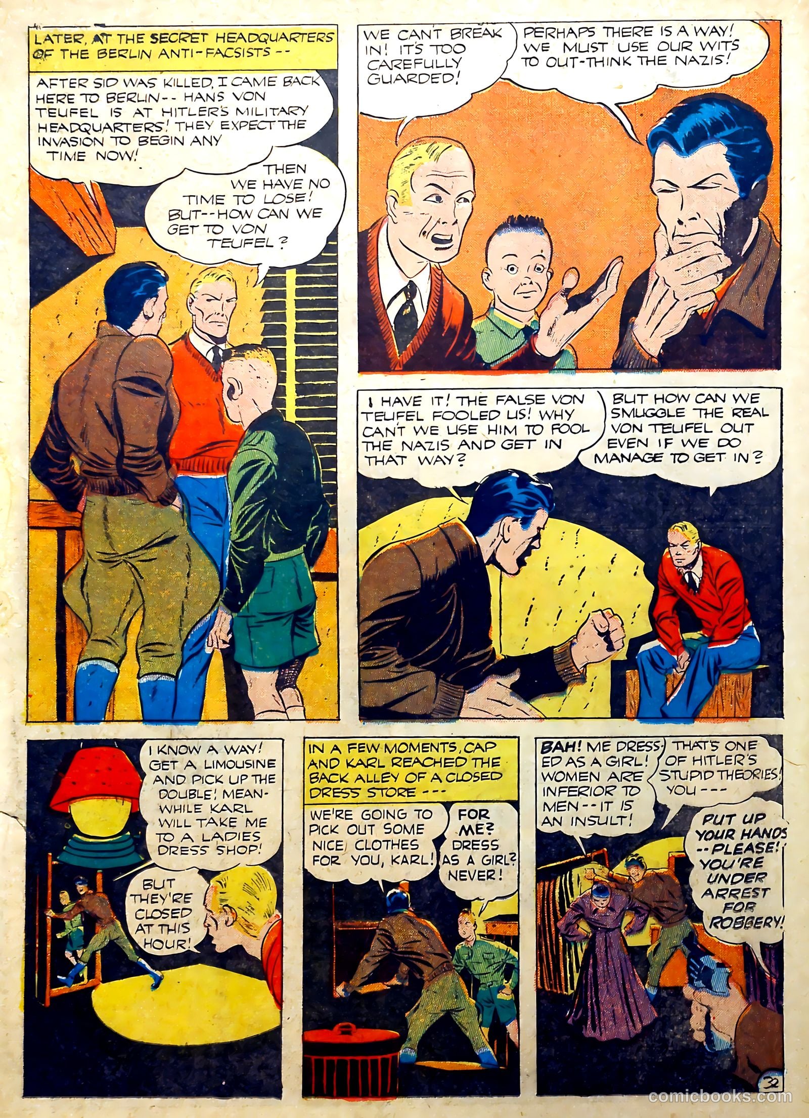 Captain Battle Jr. #1 (1943) — page 34 of 61