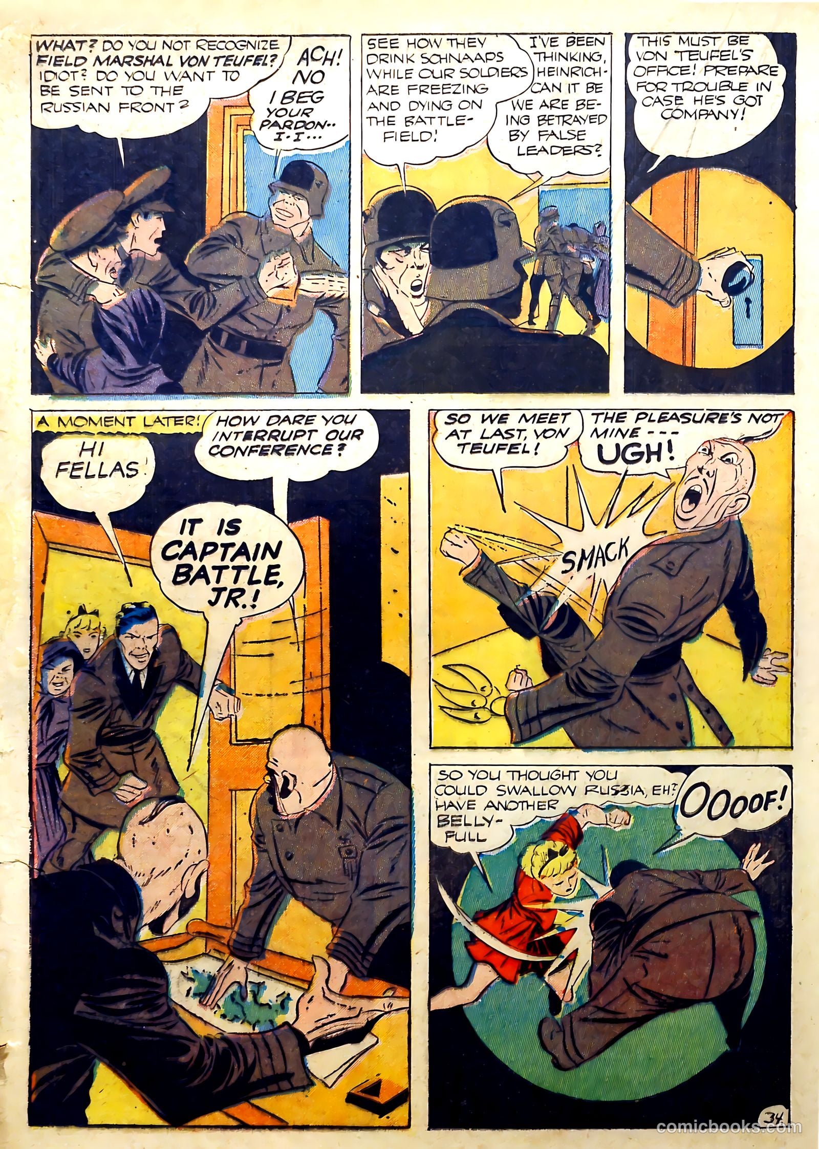 Captain Battle Jr. #1 (1943) — page 36 of 61