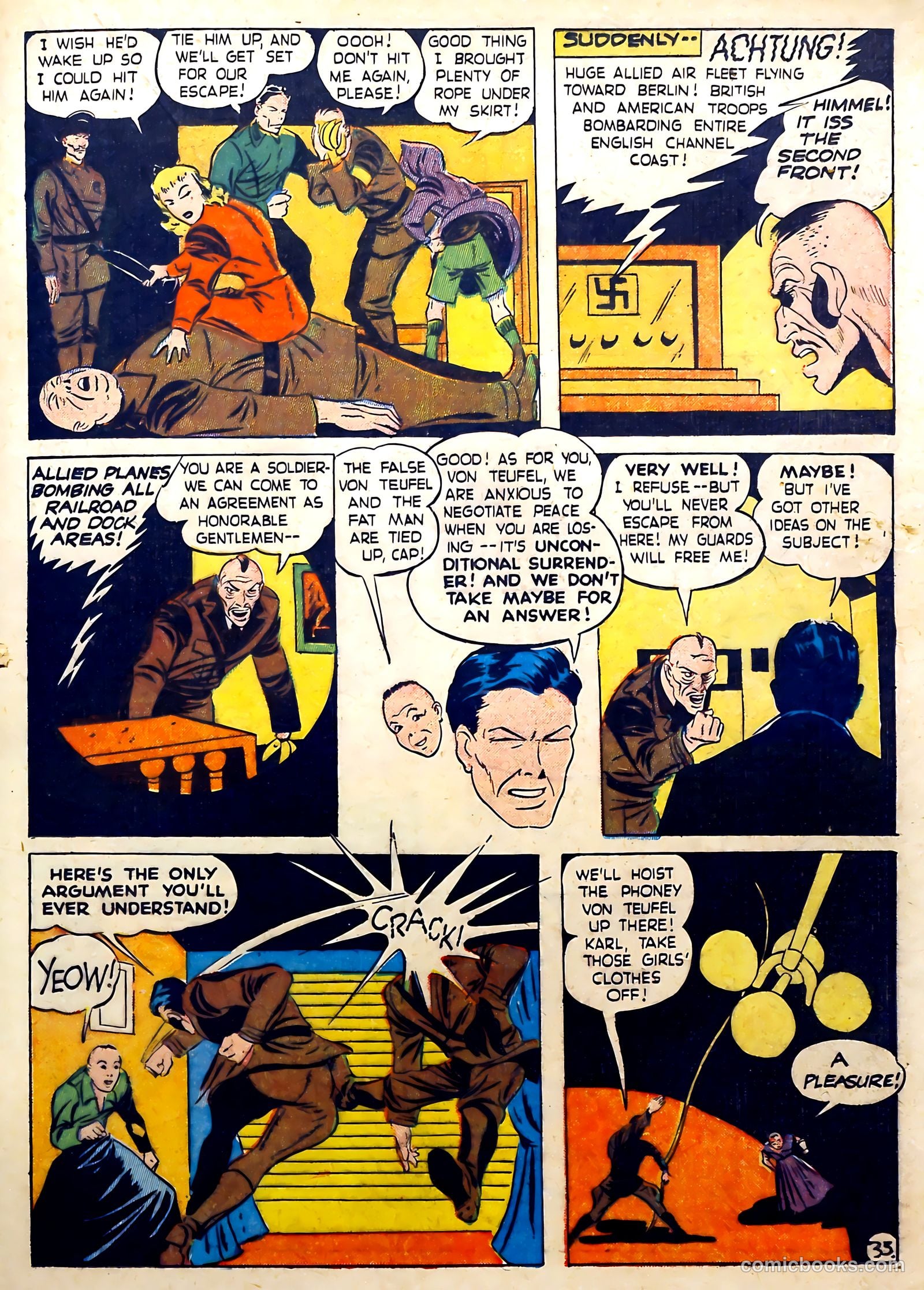 Captain Battle Jr. #1 (1943) — page 37 of 61