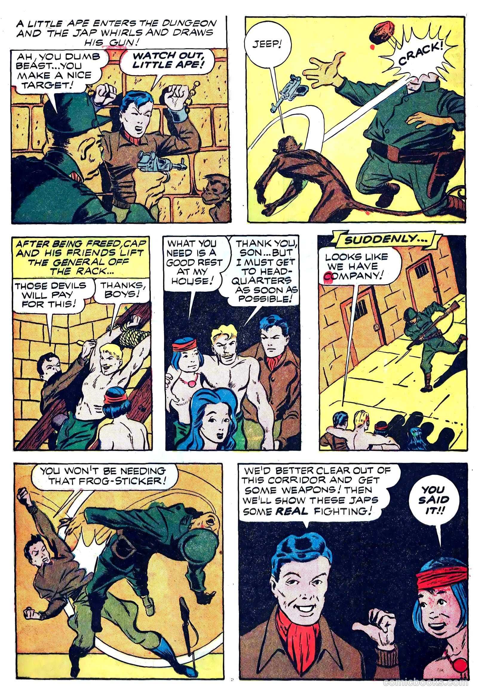 Captain Battle Jr. #2 (1944) — page 23 of 61