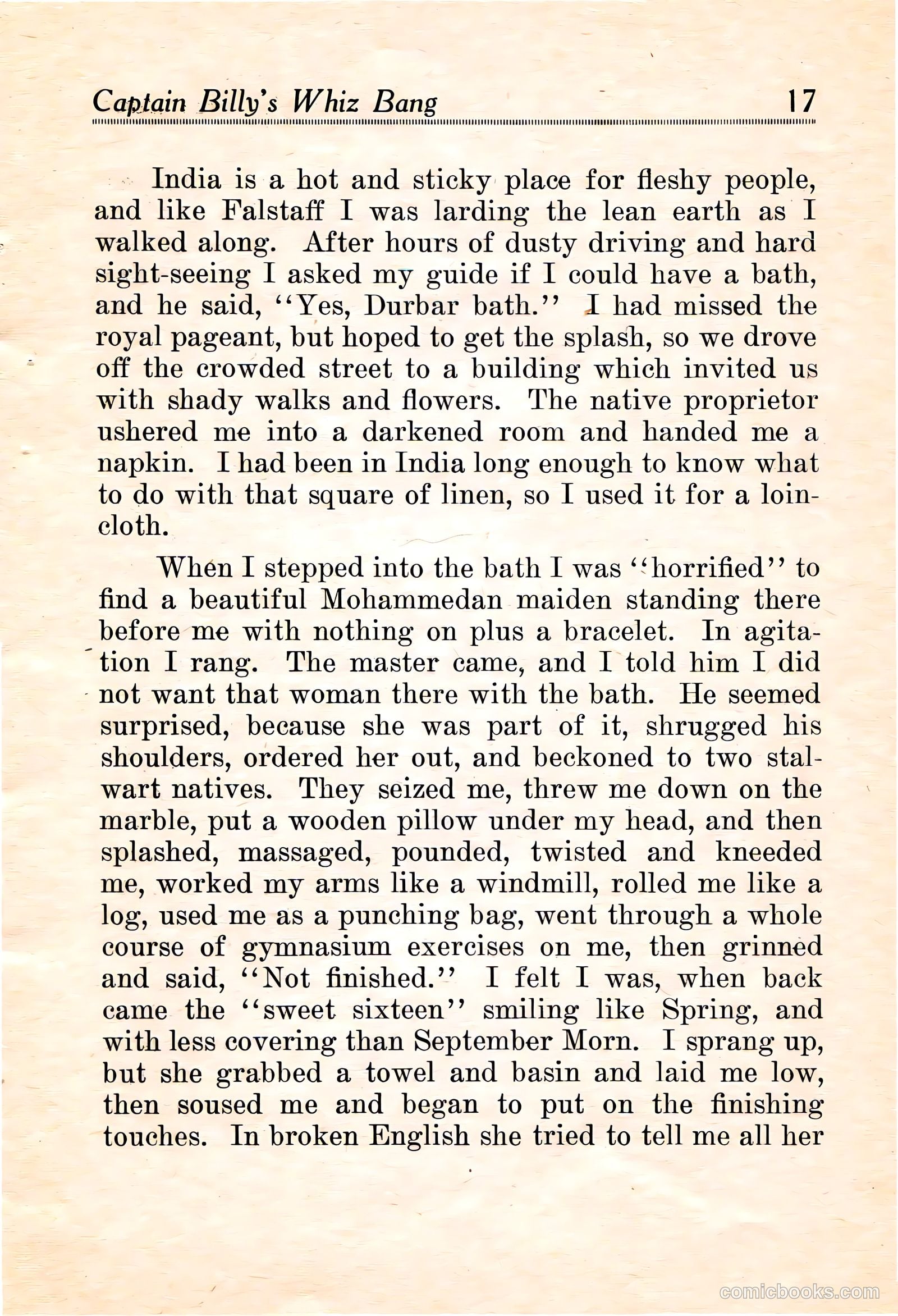 Captain Billy's Whiz Bang #16 — page 19 of 68