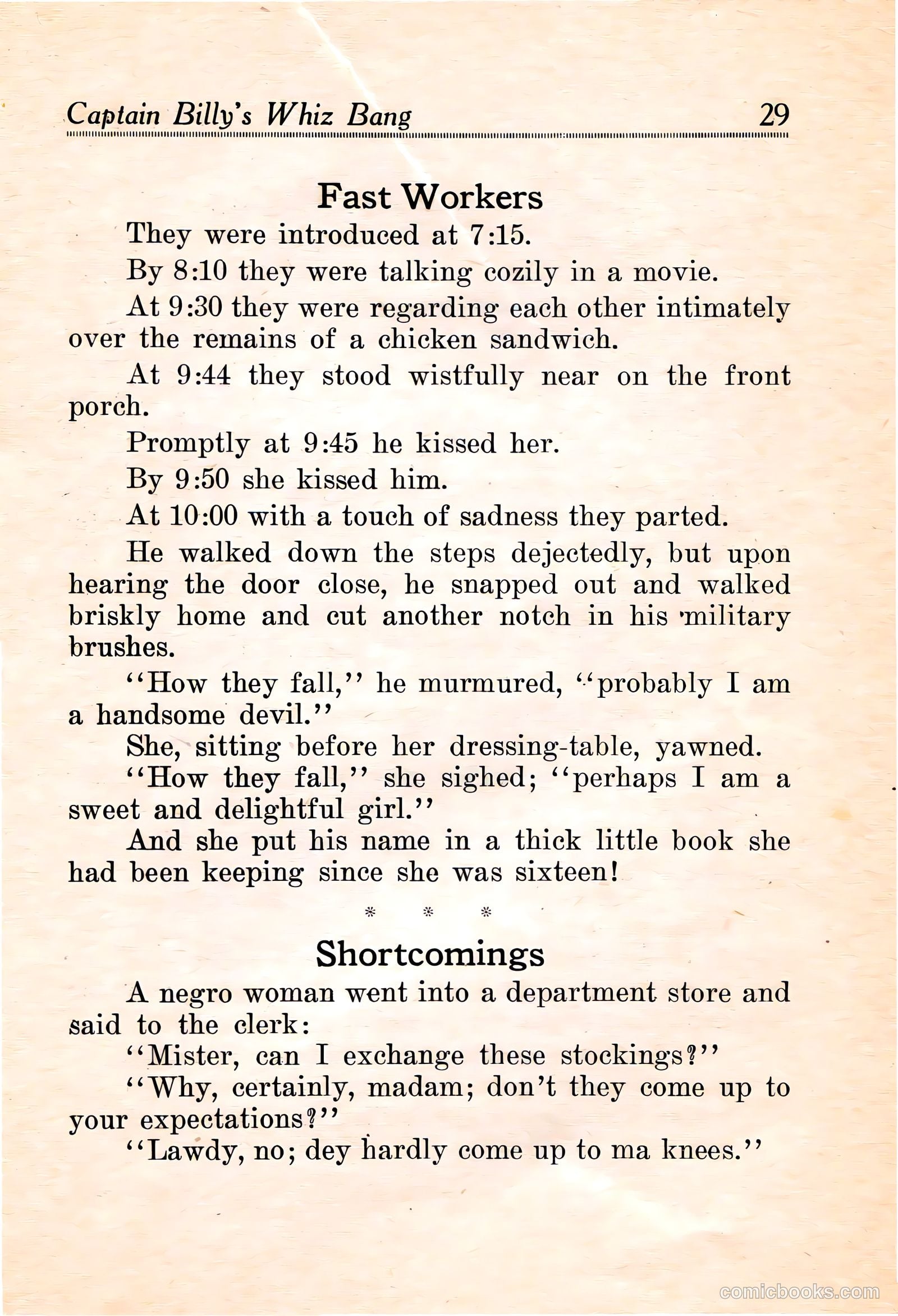 Captain Billy's Whiz Bang #16 — page 31 of 68