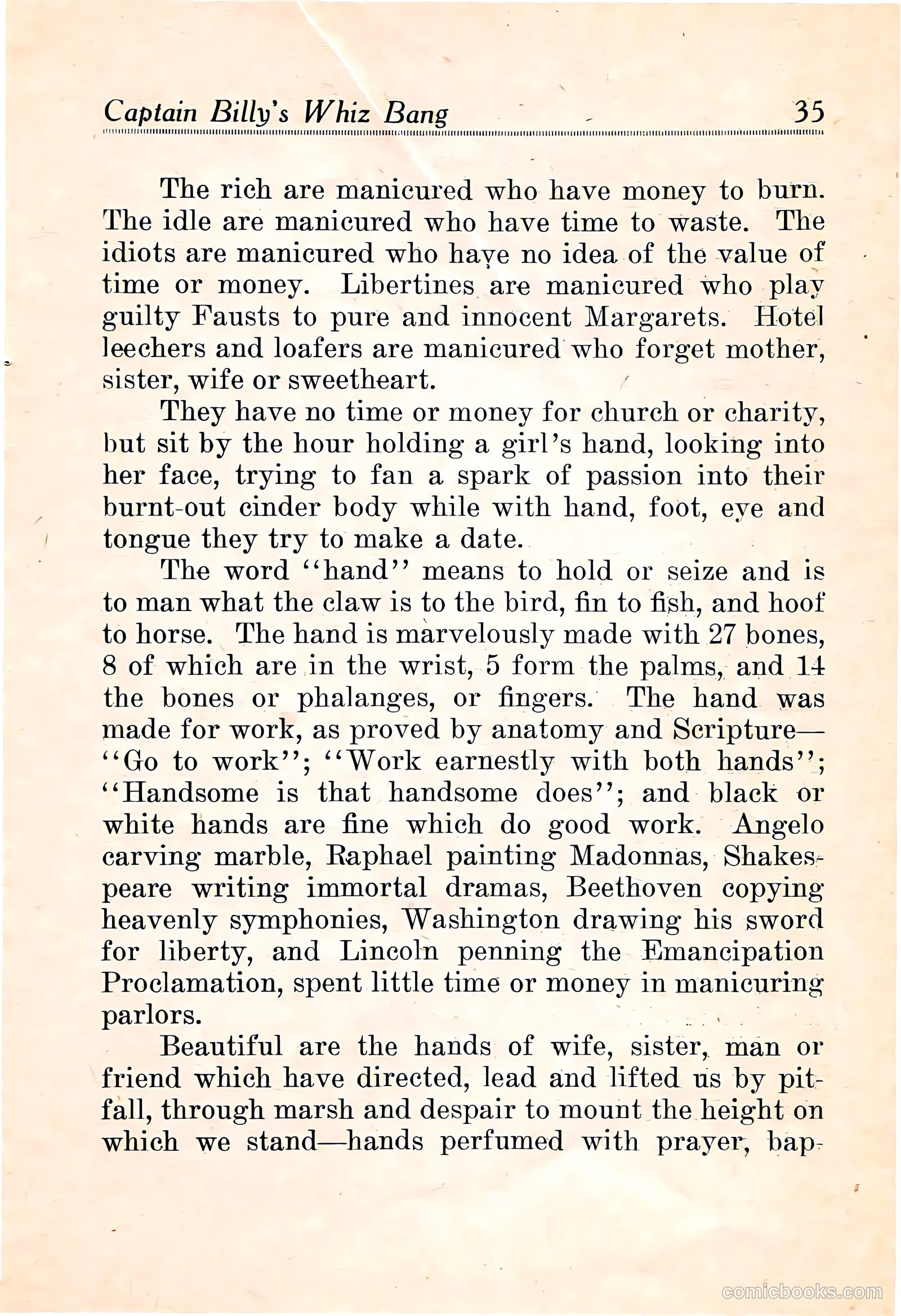 Captain Billy's Whiz Bang #16 — page 37 of 68
