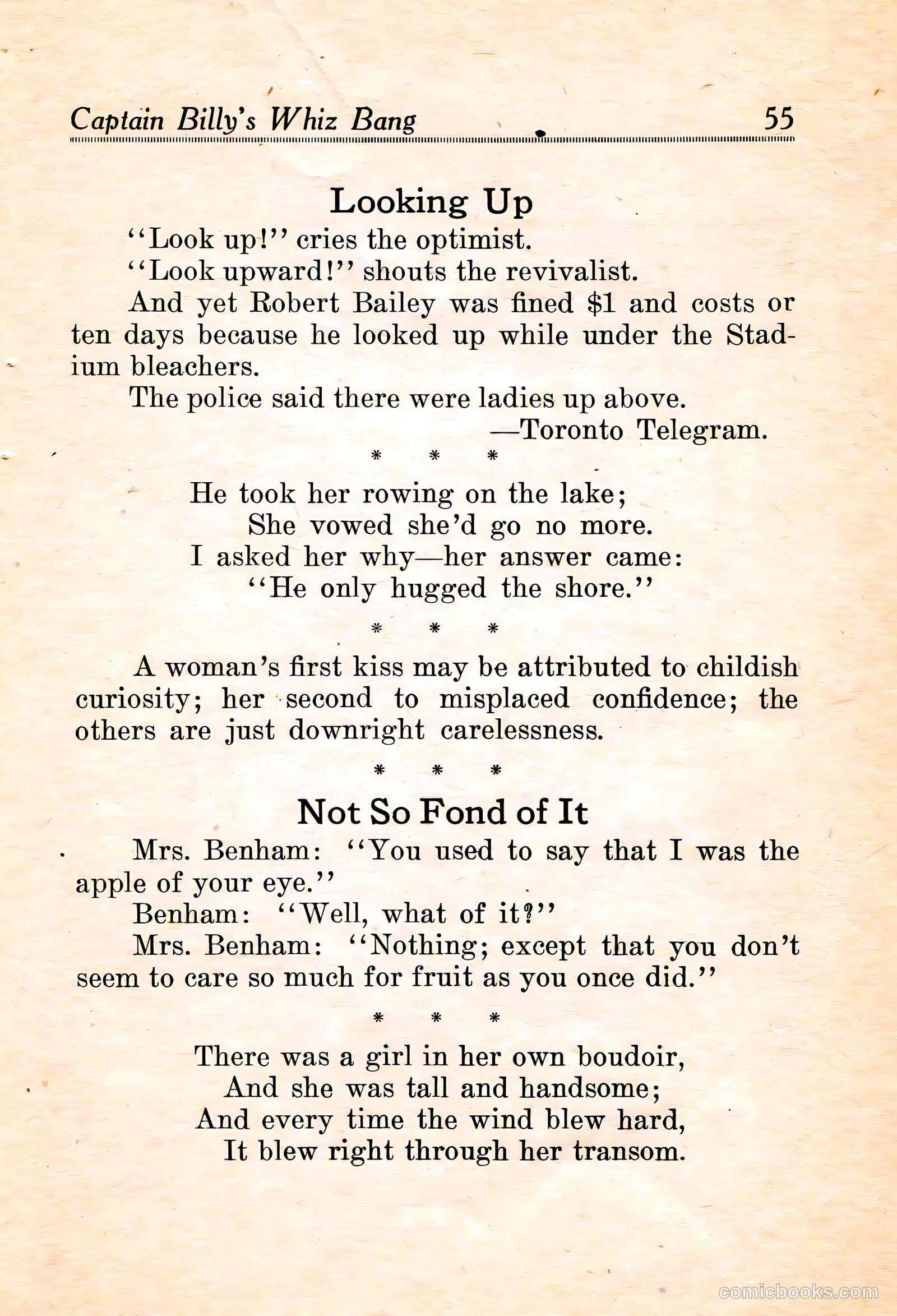 Captain Billy's Whiz Bang #16 — page 57 of 68