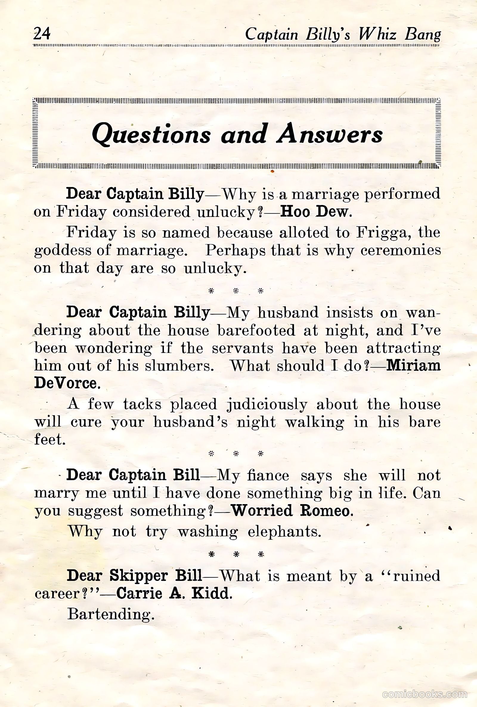 Captain Billy's Whiz Bang #18 — page 26 of 68