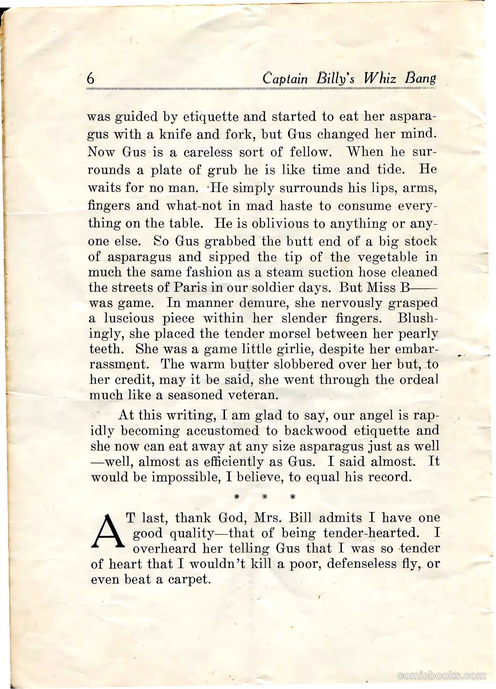 Captain Billy's Whiz Bang #20 — page 8 of 68