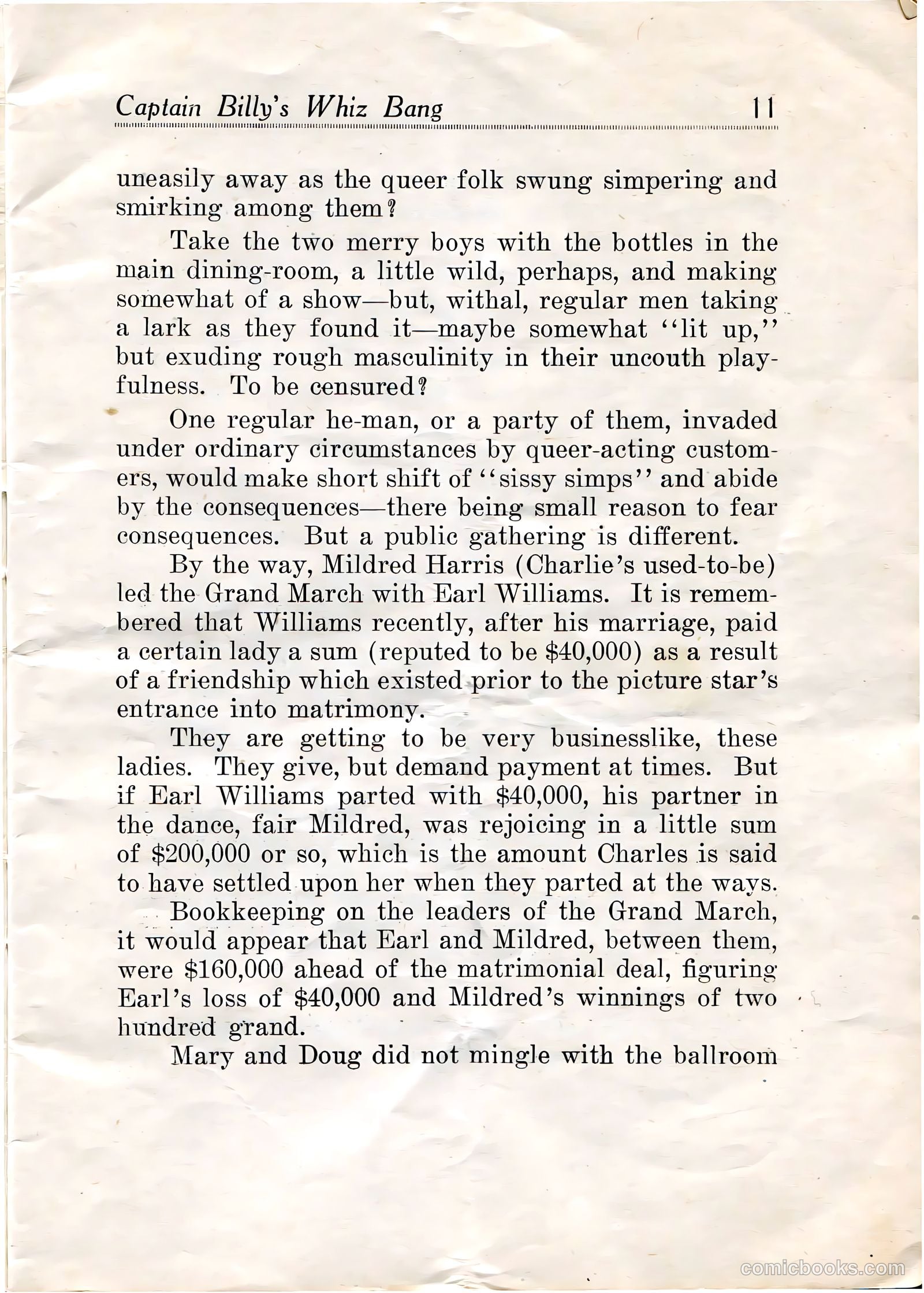 Captain Billy's Whiz Bang #20 — page 13 of 68