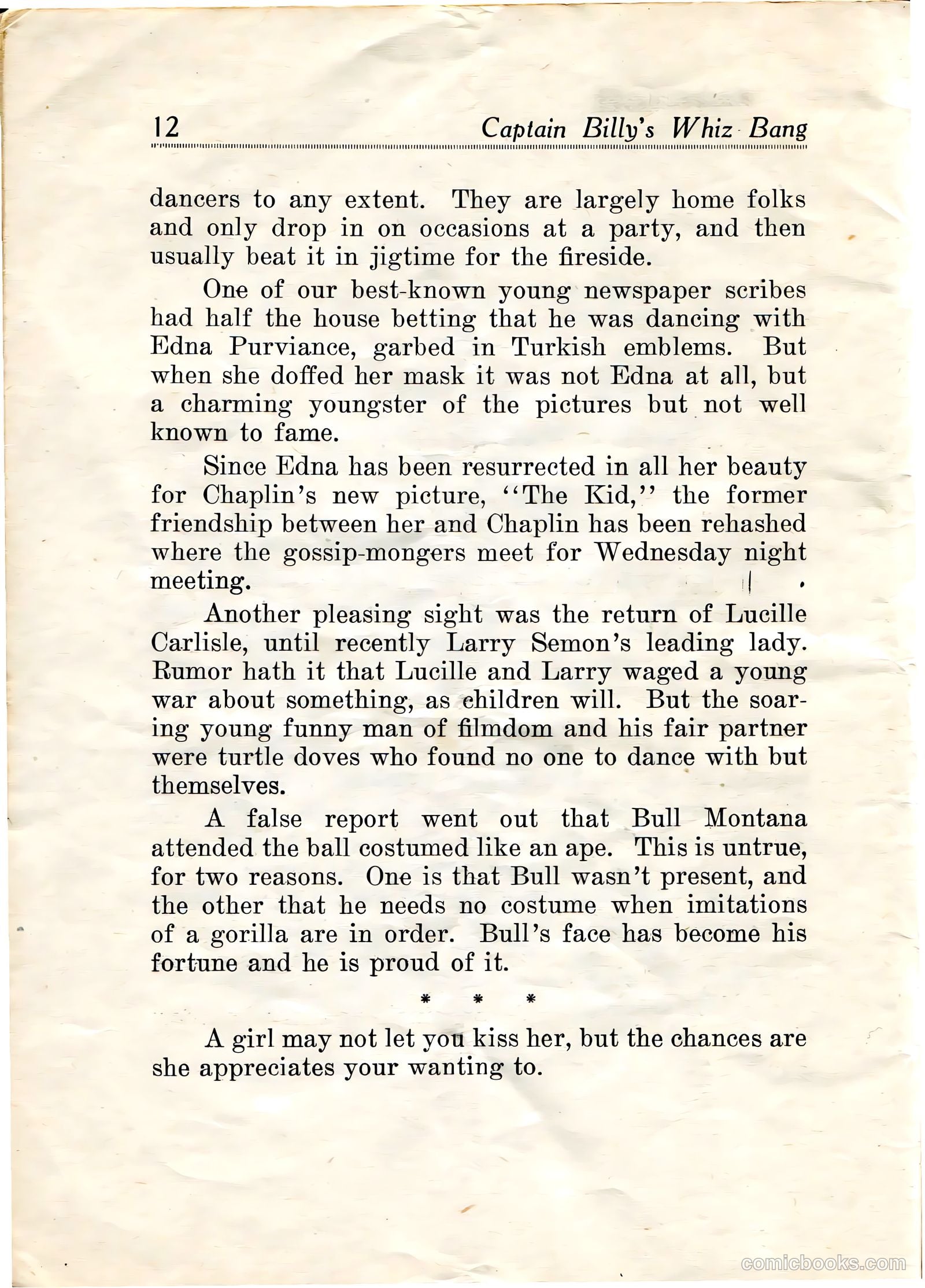 Captain Billy's Whiz Bang #20 — page 14 of 68