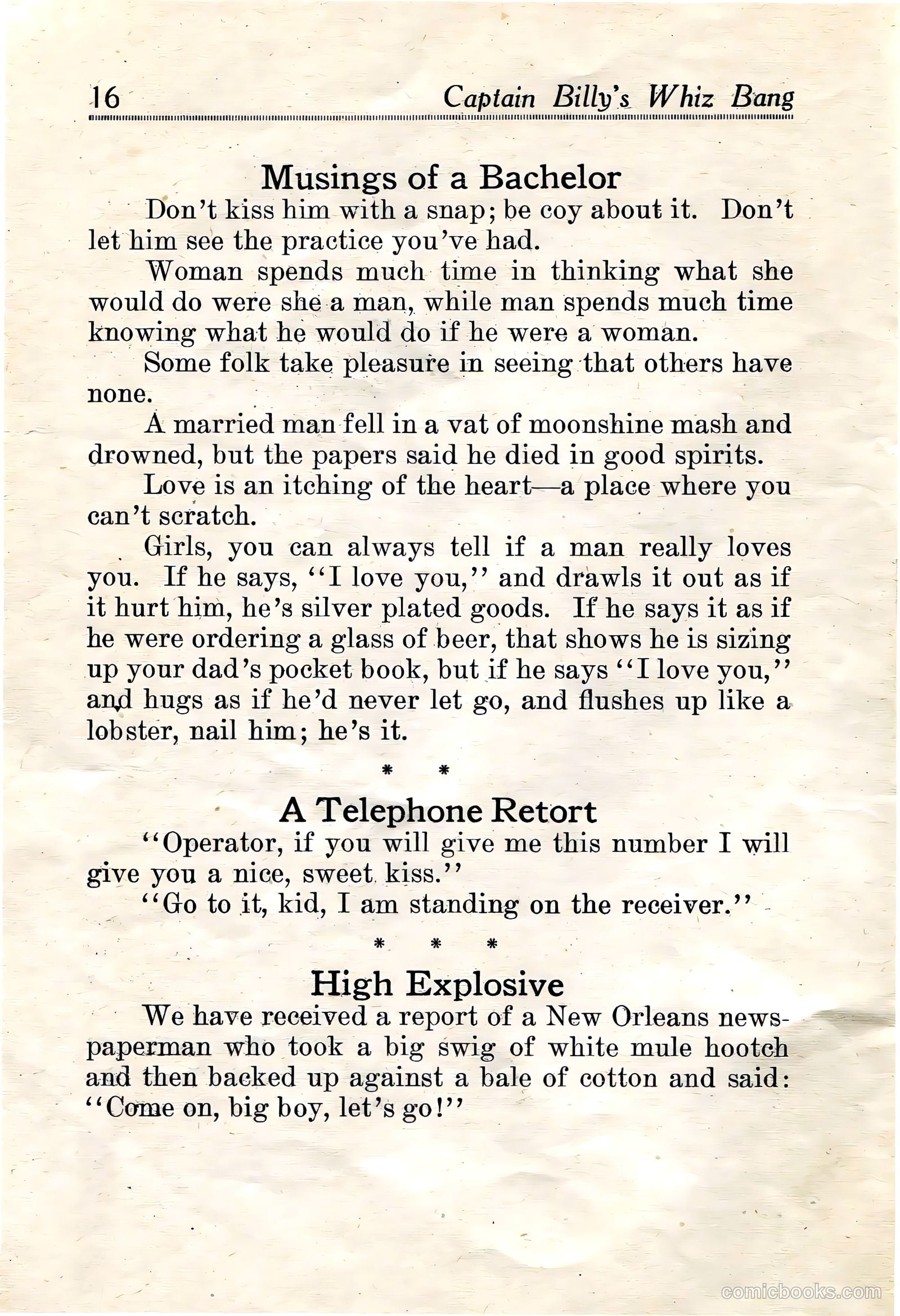 Captain Billy's Whiz Bang #21 — page 17 of 67