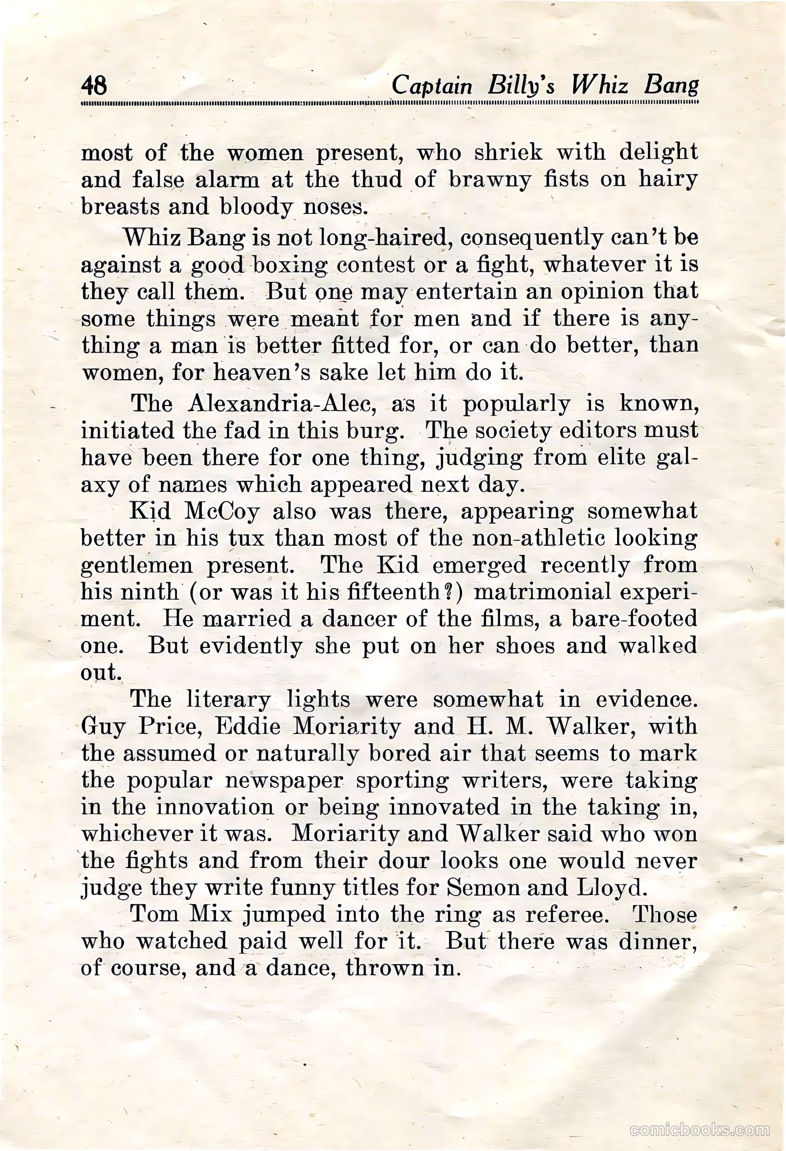 Captain Billy's Whiz Bang #21 — page 49 of 67