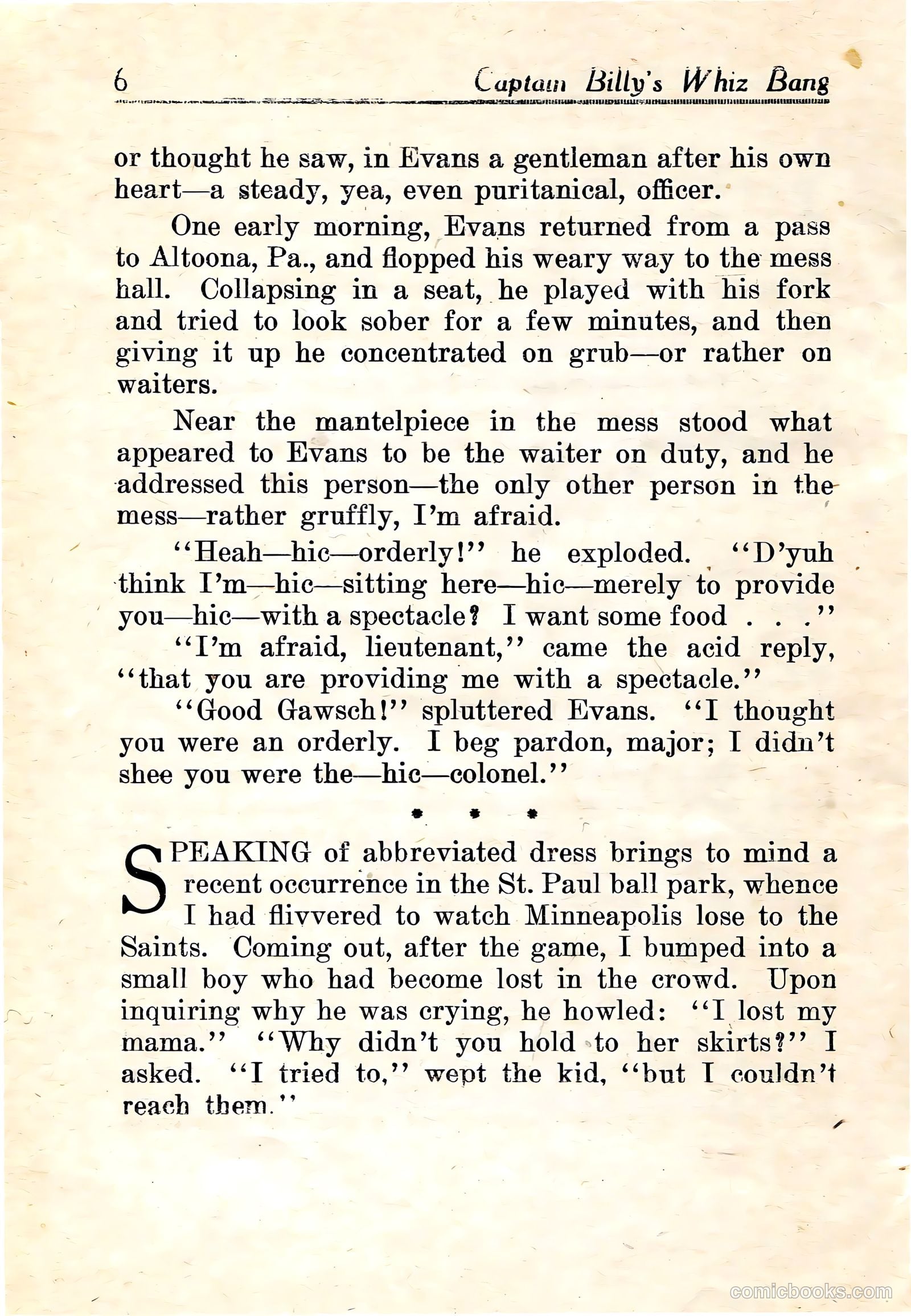 Captain Billy's Whiz Bang #22 — page 8 of 68