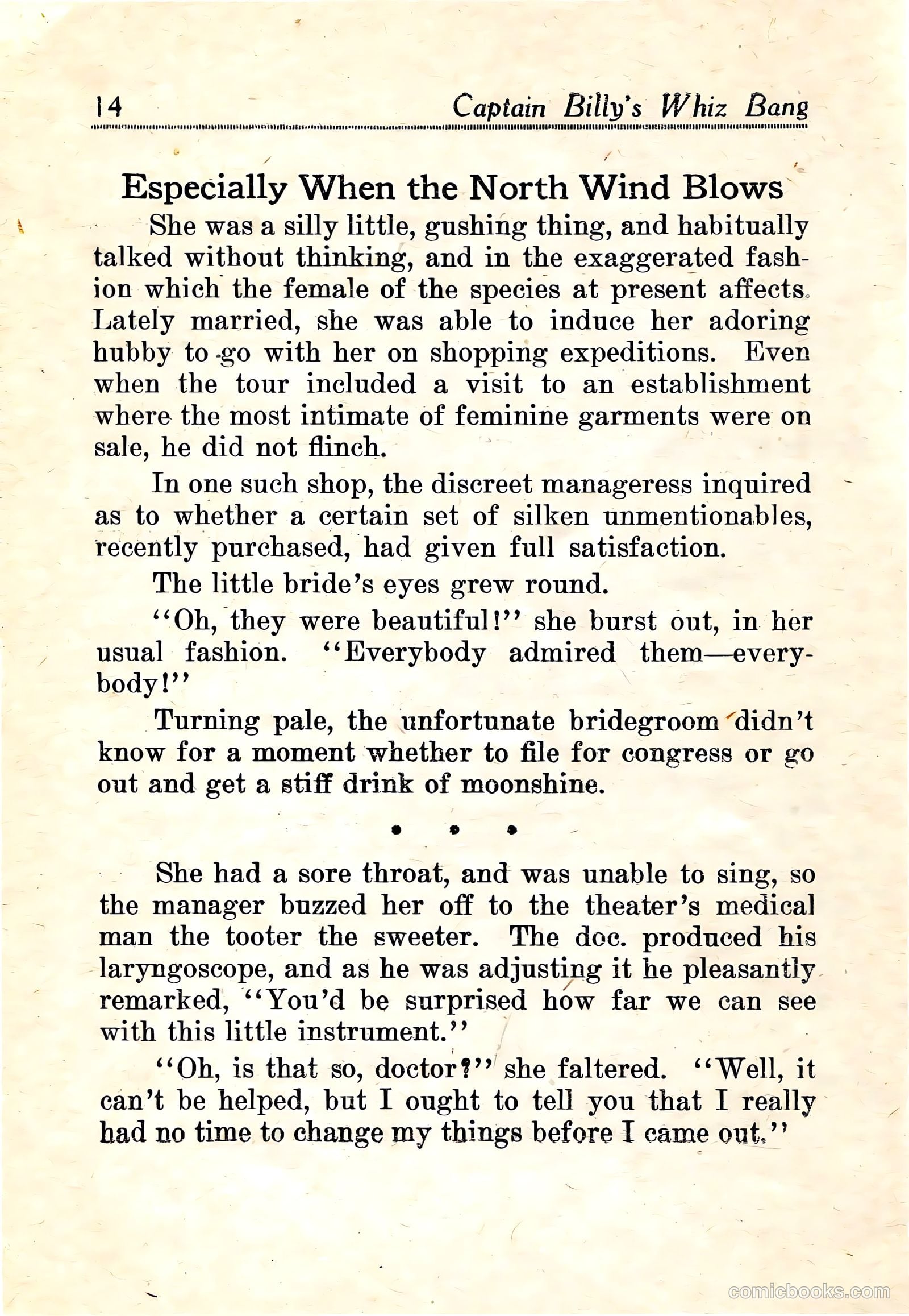 Captain Billy's Whiz Bang #22 — page 16 of 68