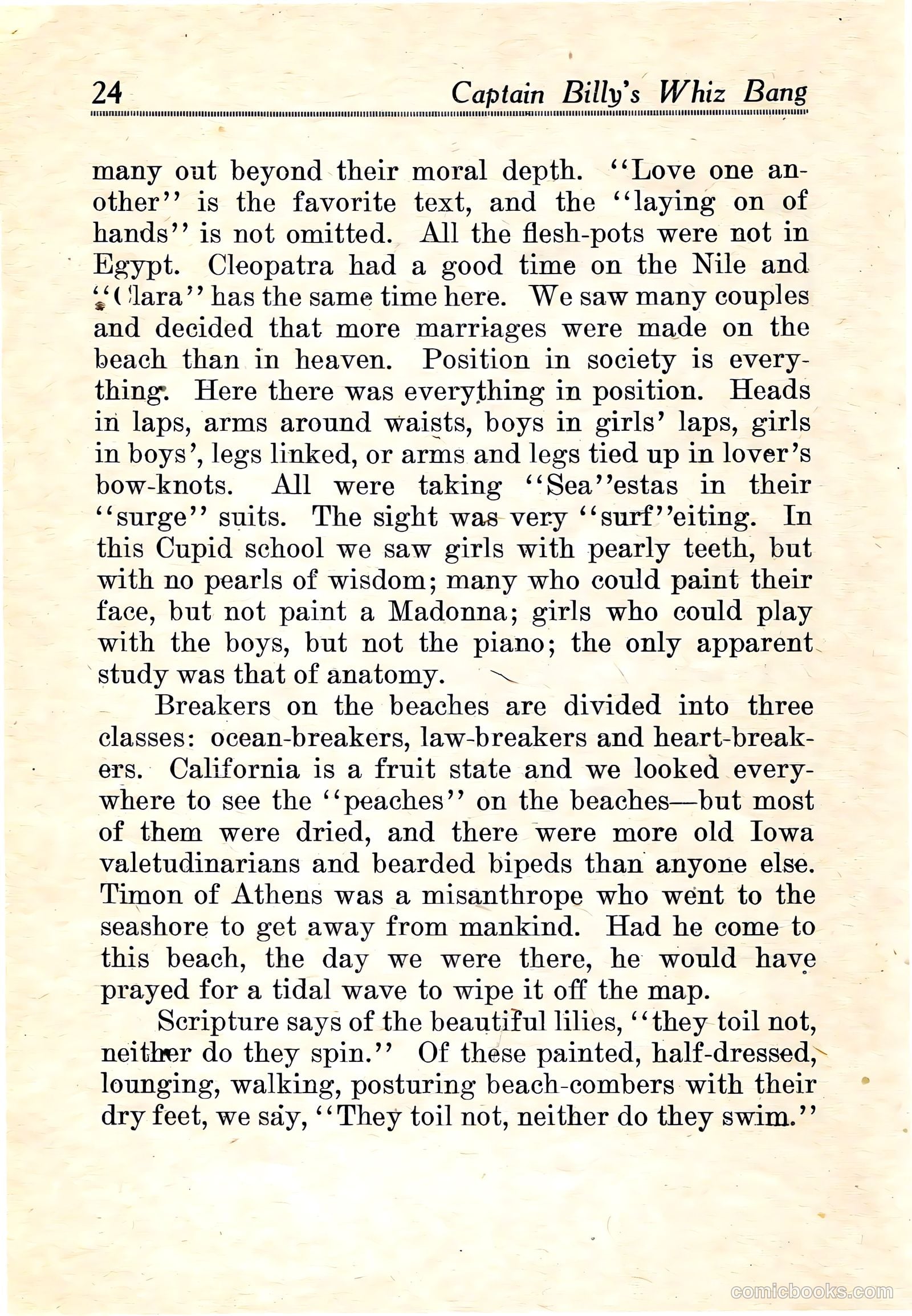 Captain Billy's Whiz Bang #22 — page 26 of 68