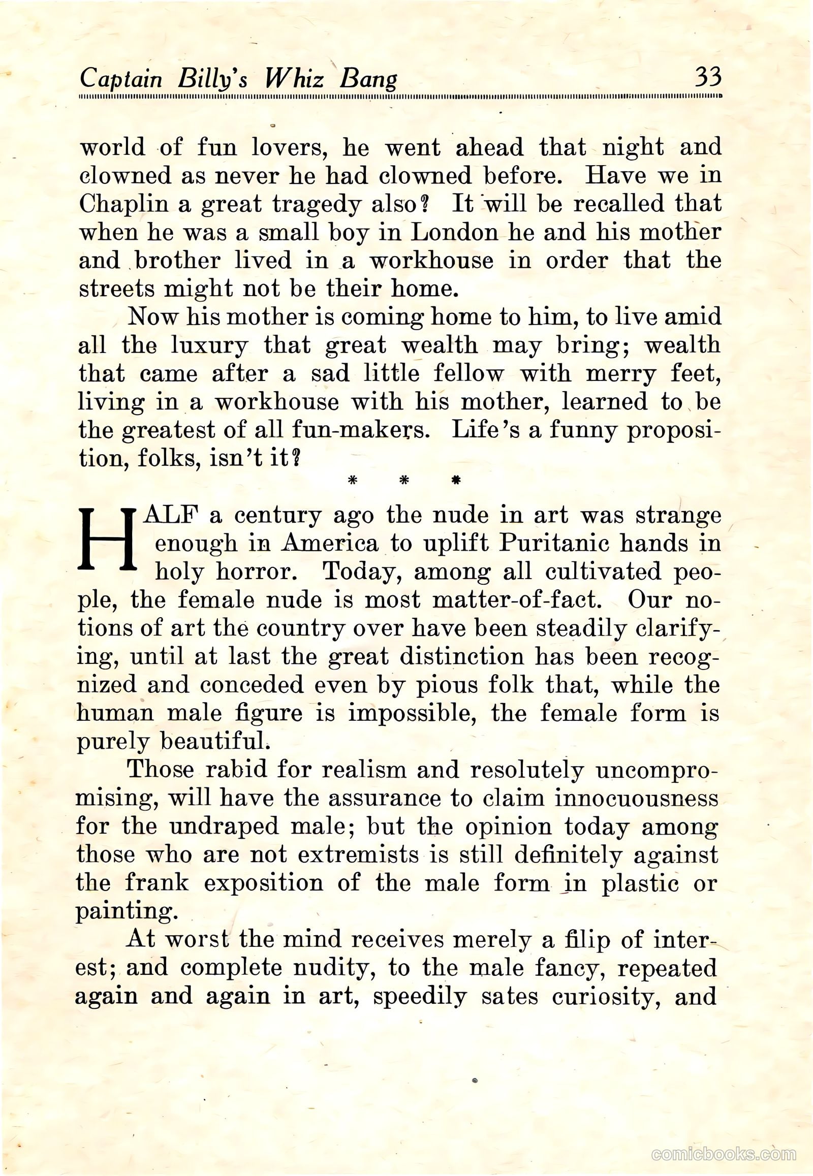 Captain Billy's Whiz Bang #22 — page 35 of 68