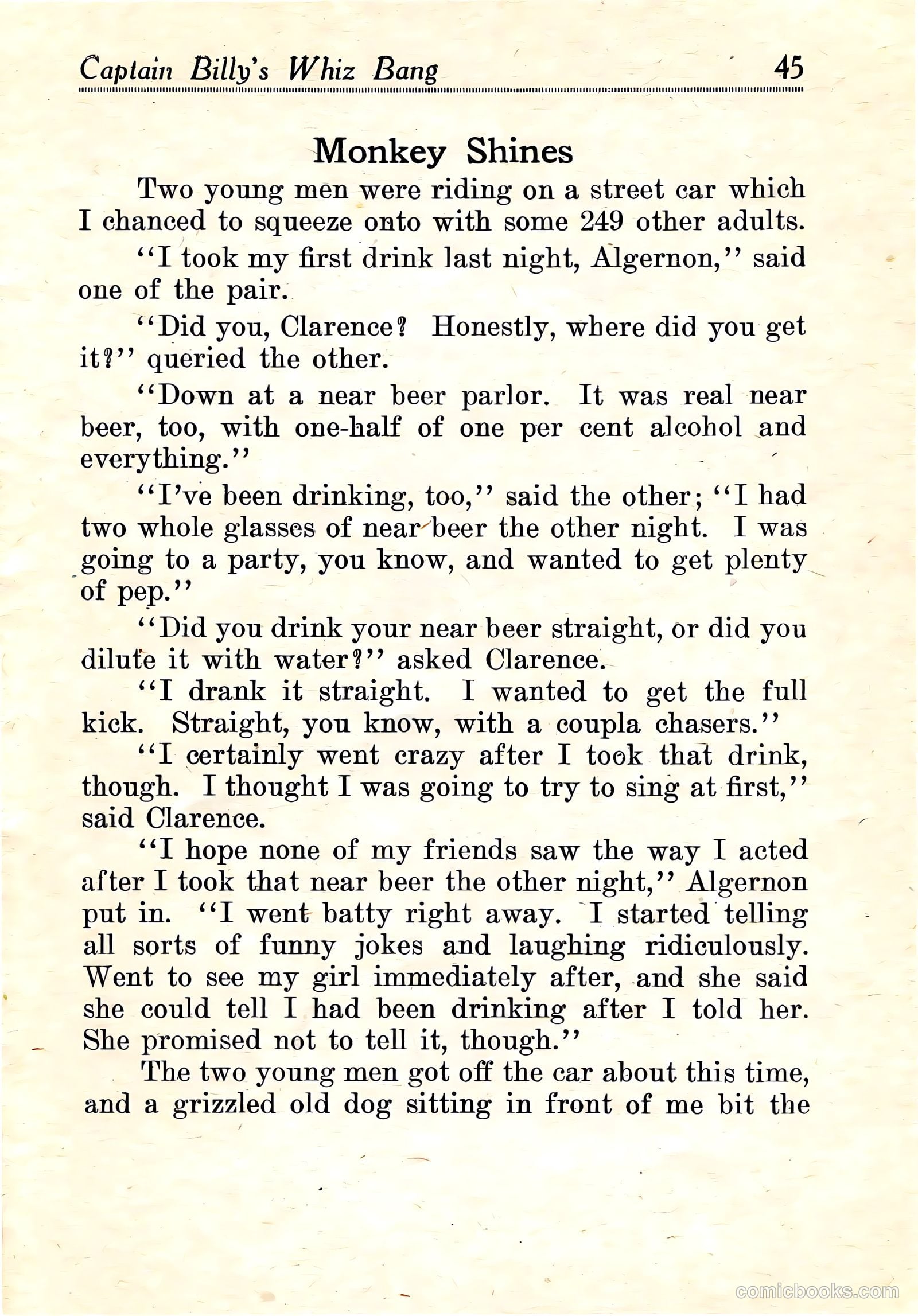 Captain Billy's Whiz Bang #22 — page 47 of 68