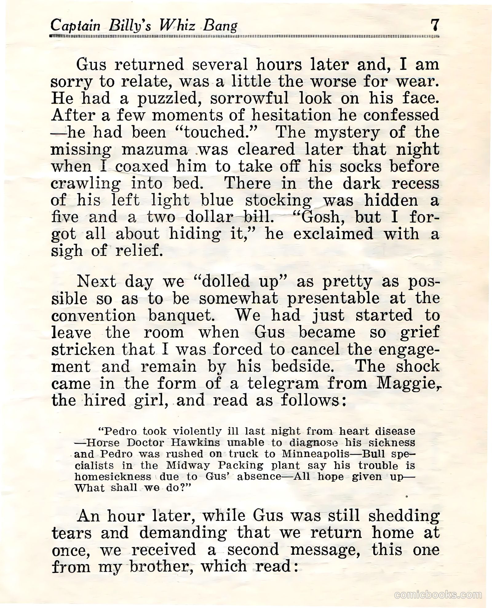 Captain Billy's Whiz Bang #23 — page 9 of 68