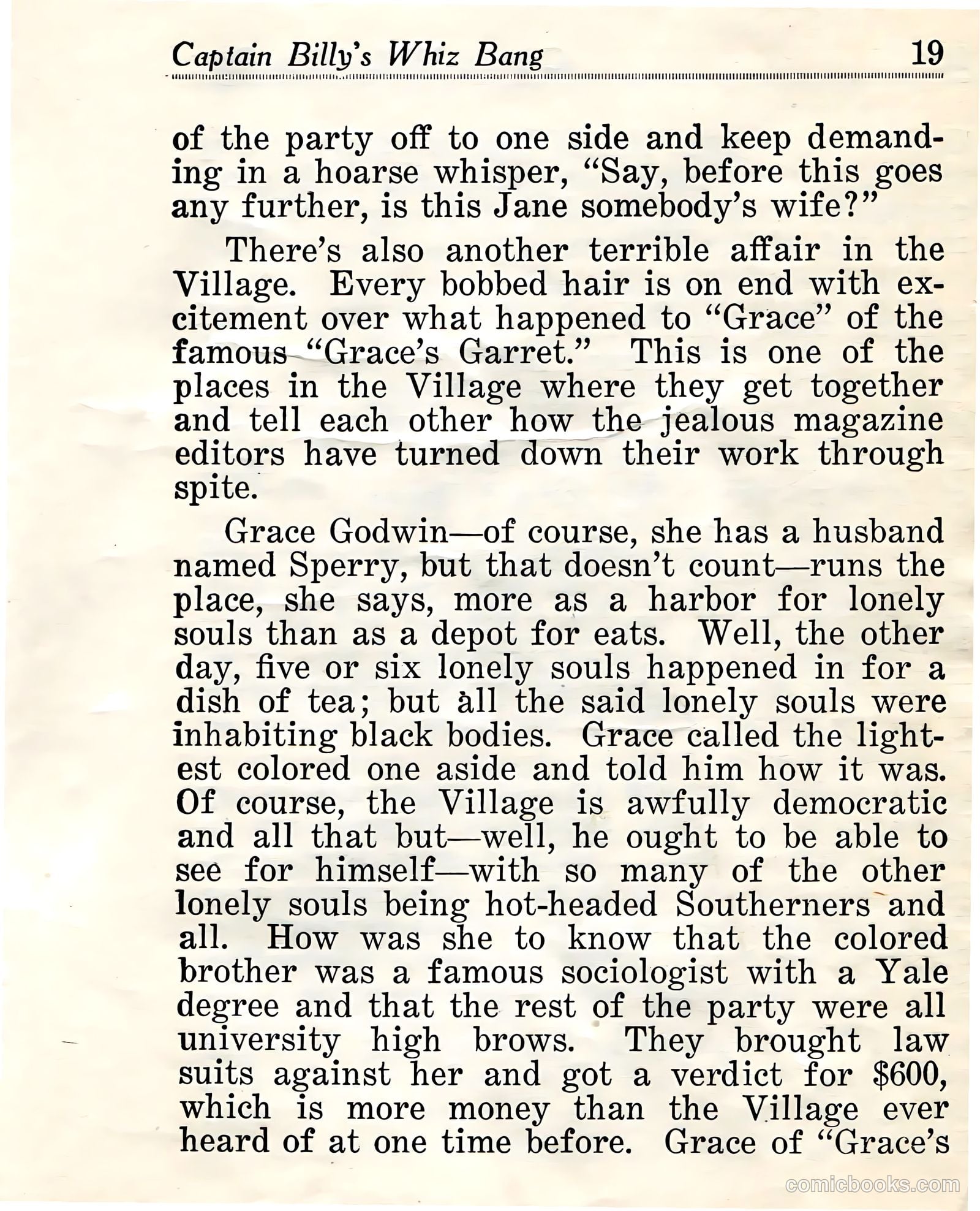 Captain Billy's Whiz Bang #23 — page 21 of 68