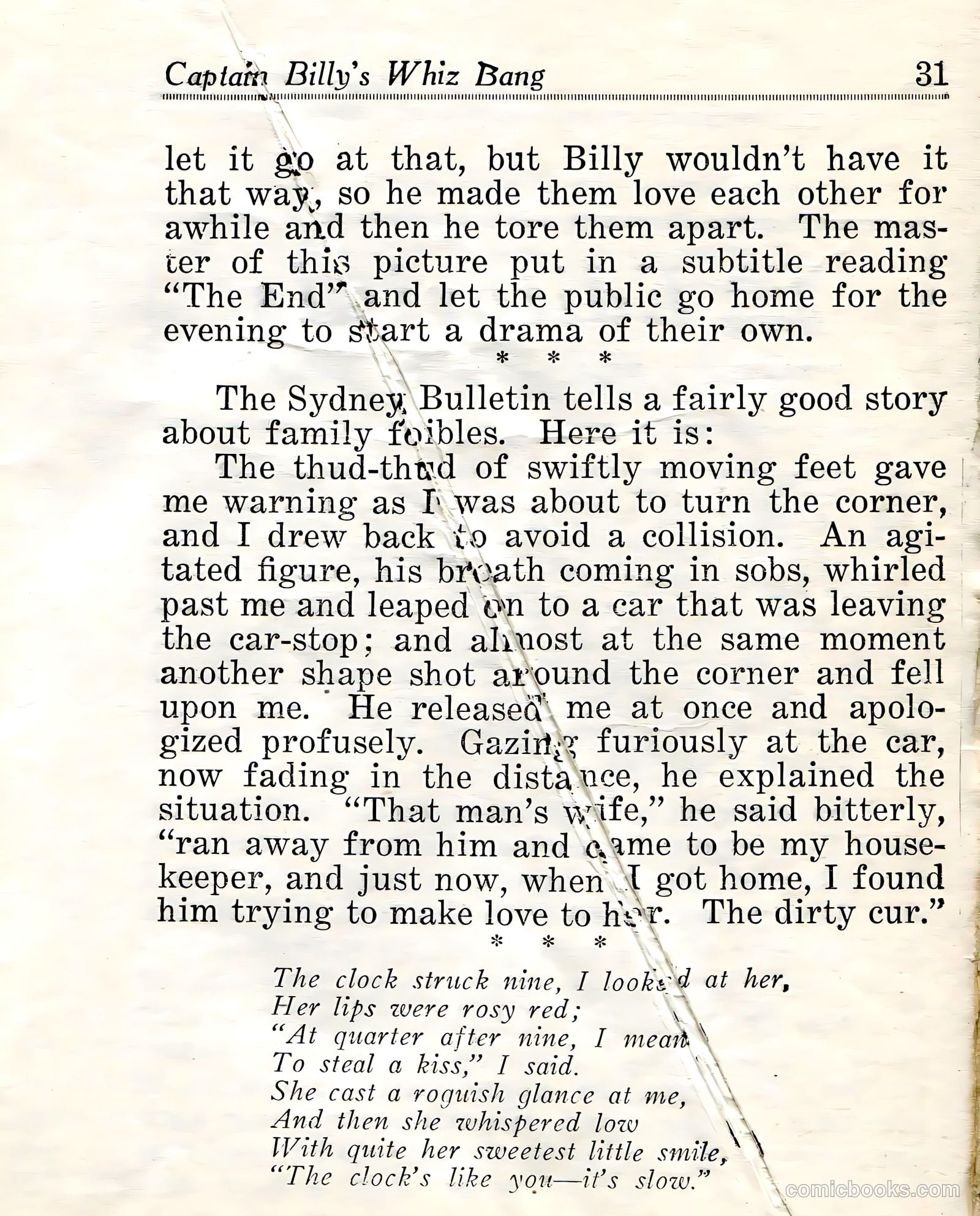 Captain Billy's Whiz Bang #23 — page 33 of 68