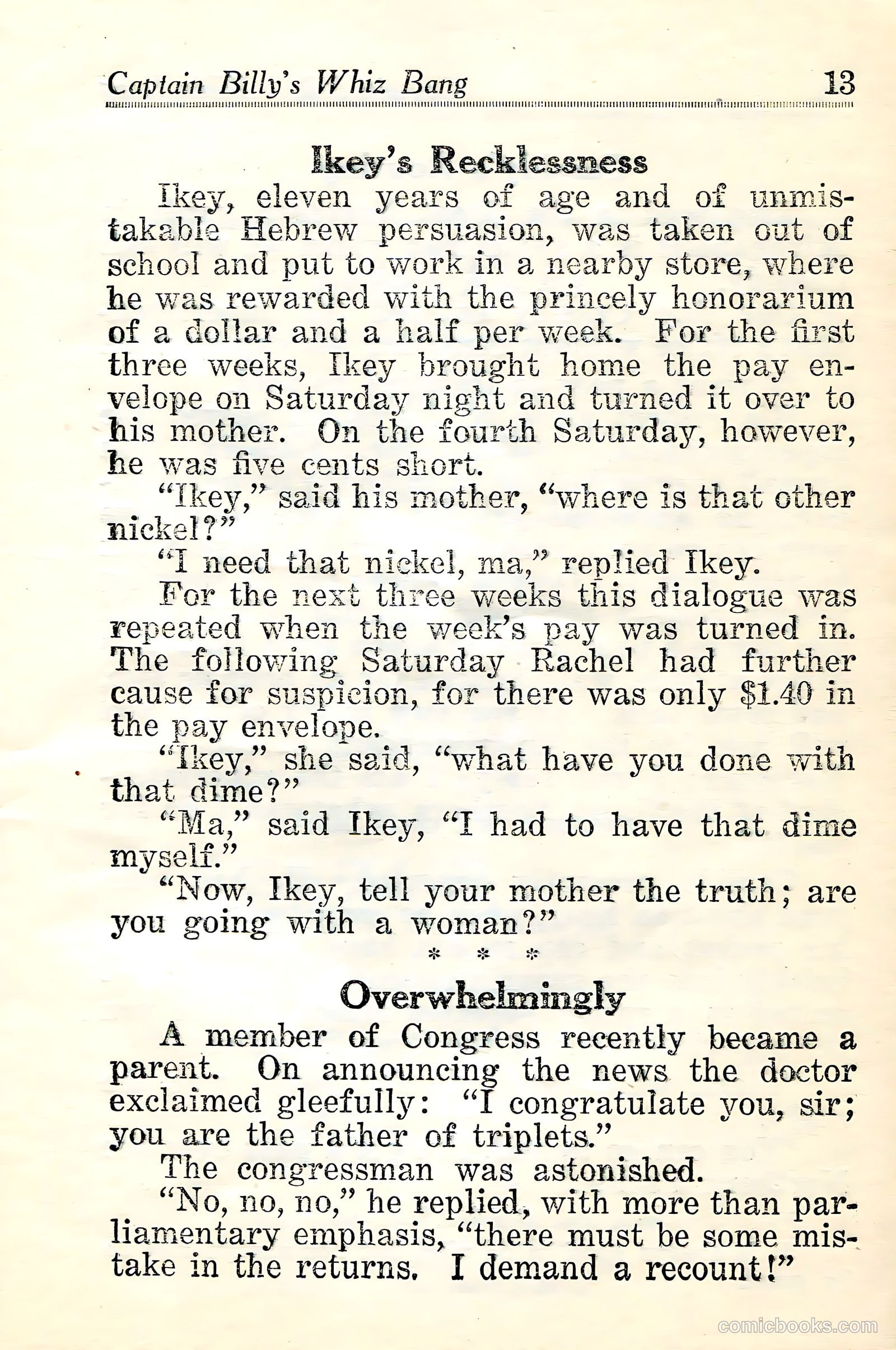 Captain Billy's Whiz Bang #24 — page 15 of 68