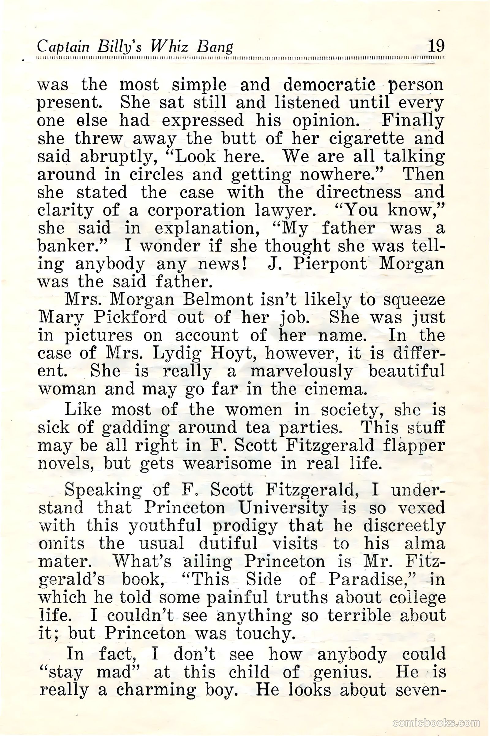 Captain Billy's Whiz Bang #24 — page 21 of 68