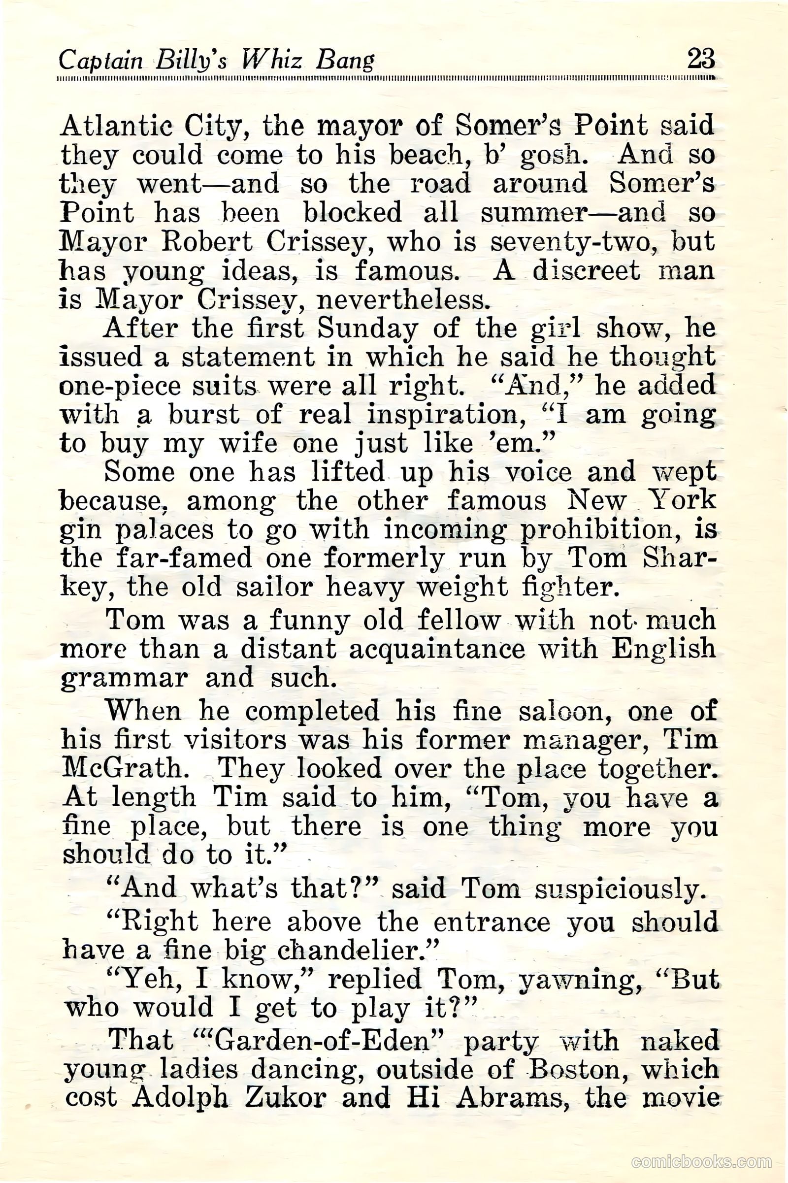 Captain Billy's Whiz Bang #24 — page 25 of 68